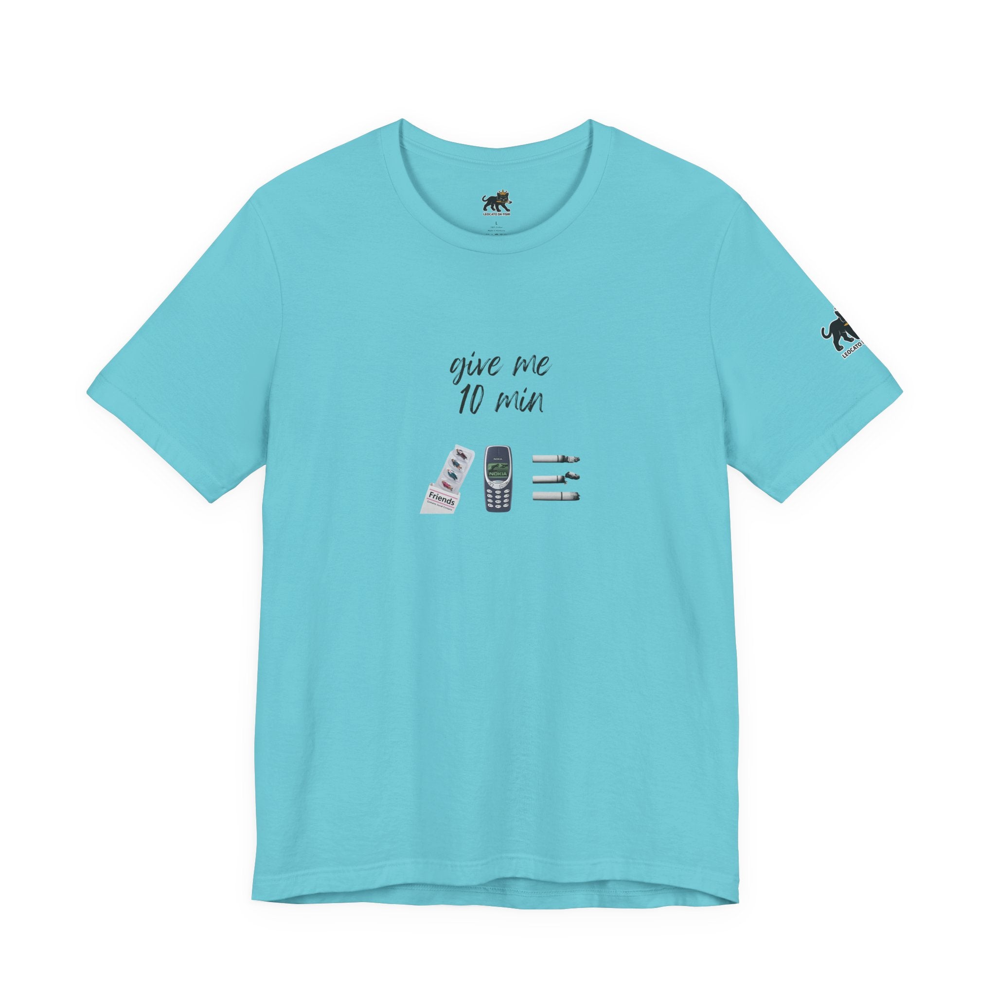 give me 10 min Graphic Tee, Casual Summer Shirt, Marine Life T-Shirt, Gift for Sea Lovers,  high quality