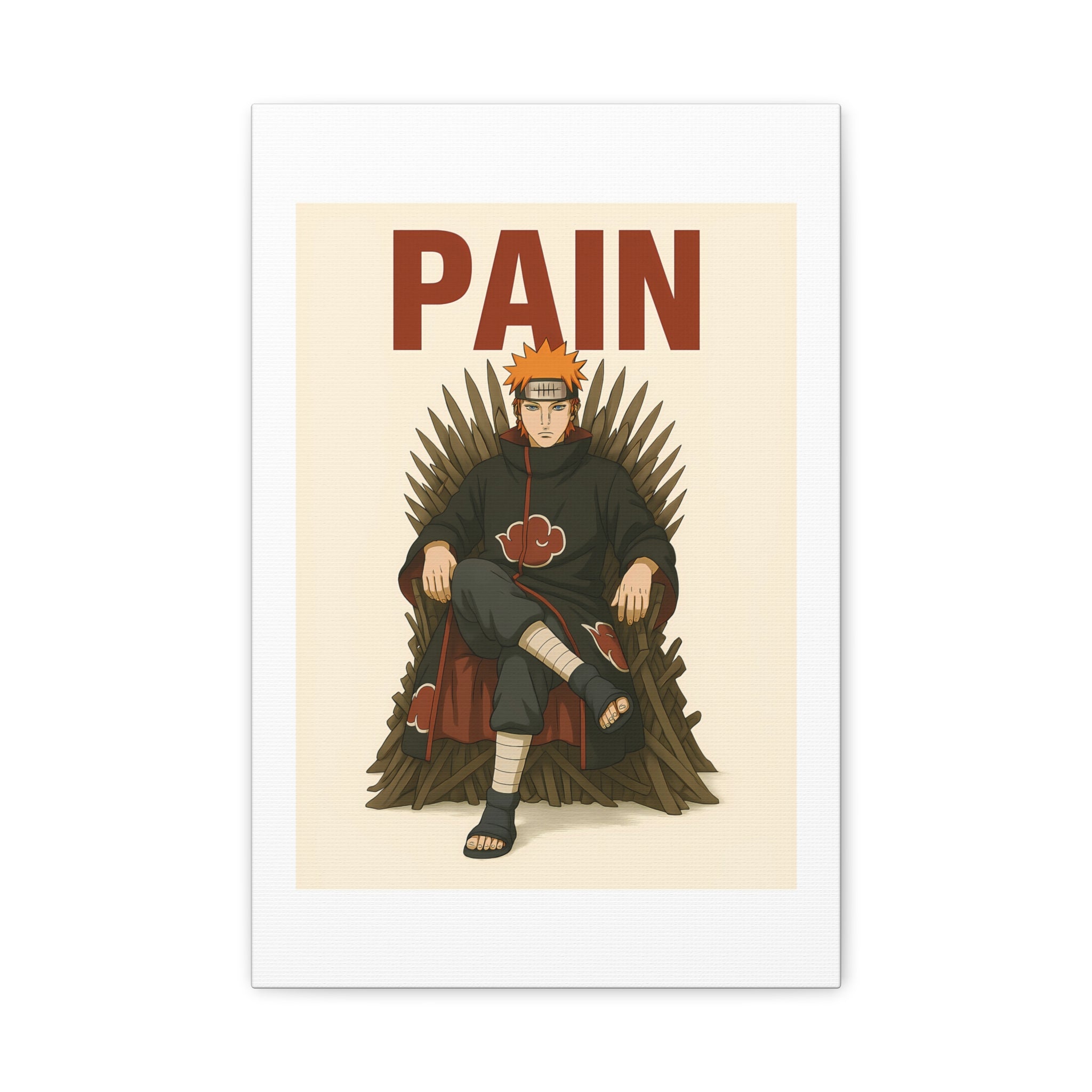 pain , thrones of the world  , Wall Art, Matte Canvas Print, Home Decor, Sports Gift, Athletic Wall Decor, Gym Decoration