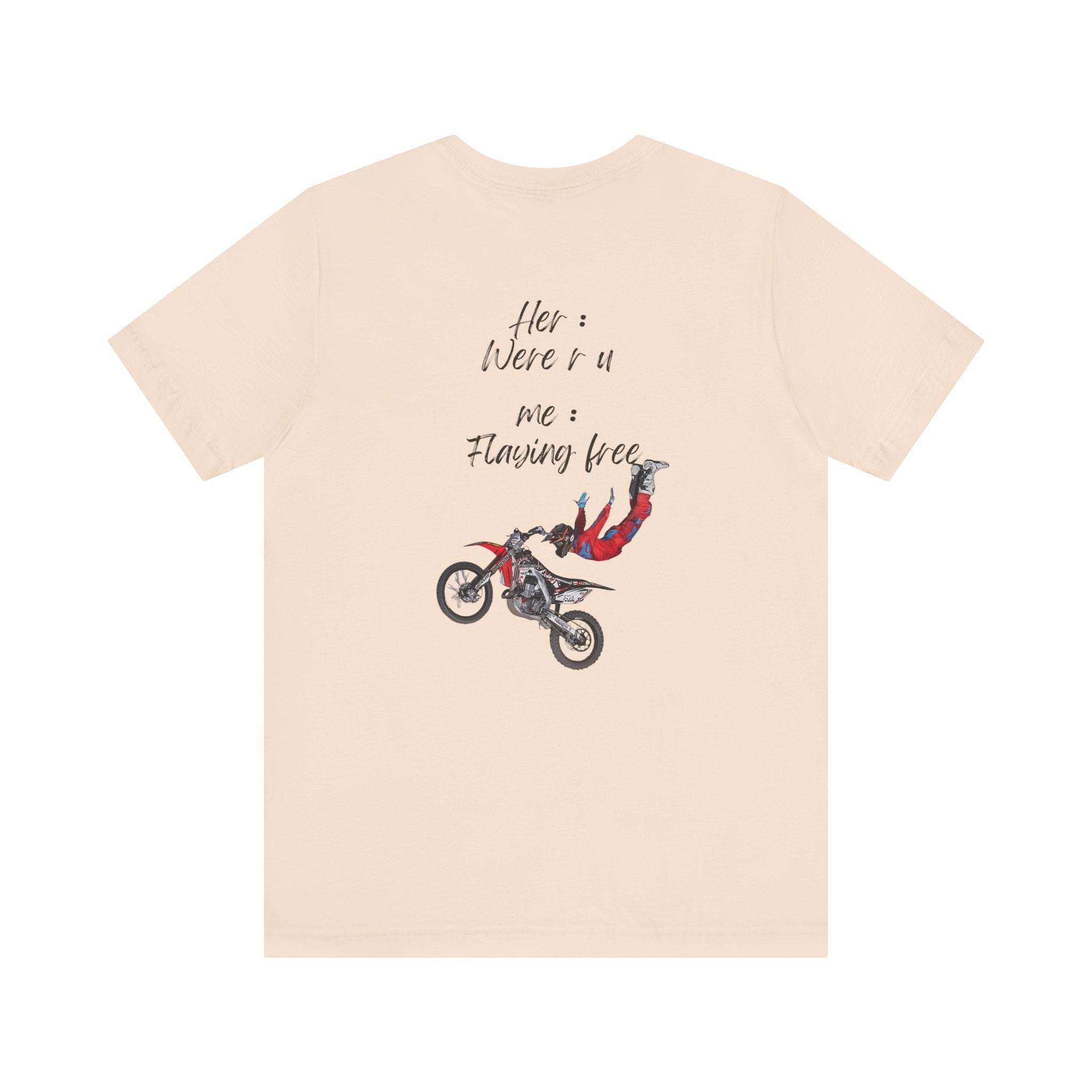 her where r u  ? me flaying free Graphic Tee, Casual Summer Shirt, Marine Life T-Shirt, Gift for Sea Lovers,  high quality