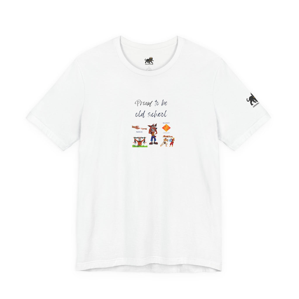proud to be old school   Graphic Tee, Casual Summer Shirt, Marine Life T-Shirt, Gift for Sea Lovers,  high quality