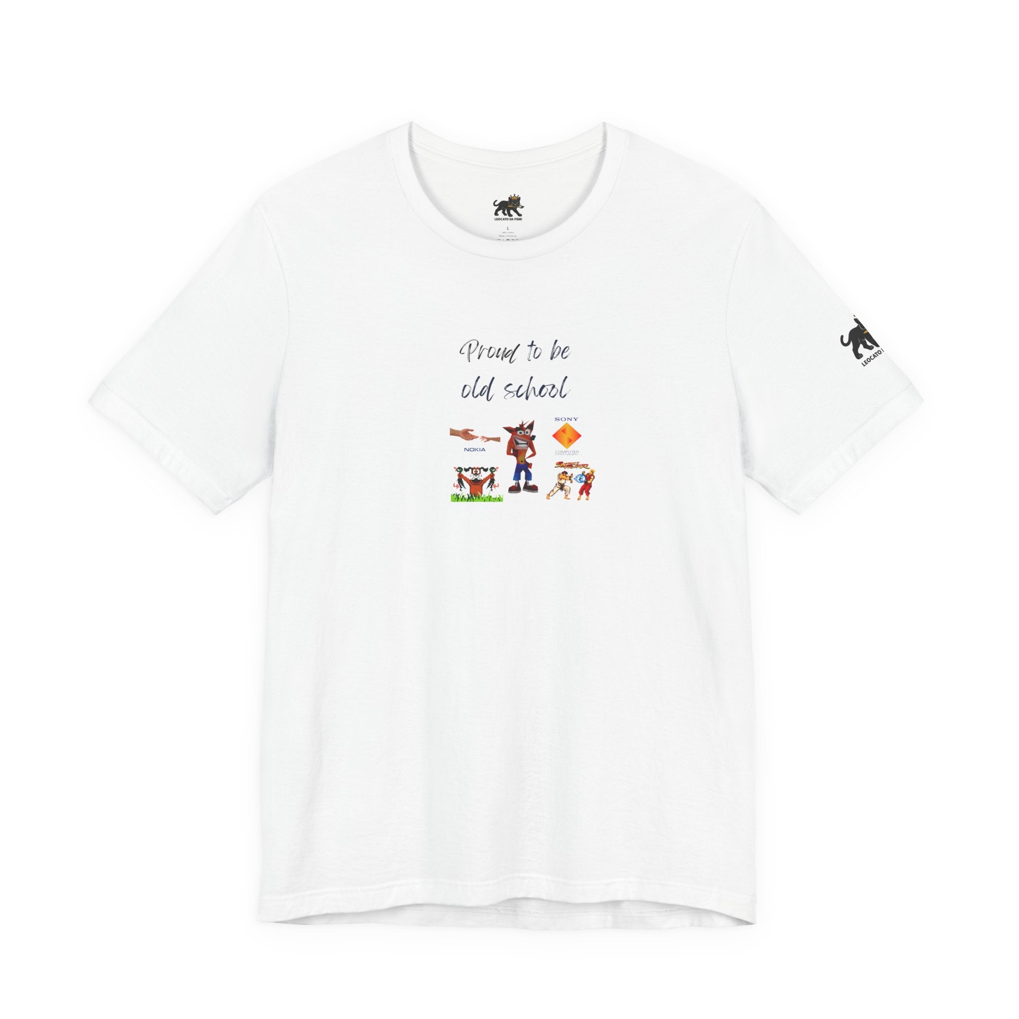 proud to be old school   Graphic Tee, Casual Summer Shirt, Marine Life T-Shirt, Gift for Sea Lovers,  high quality