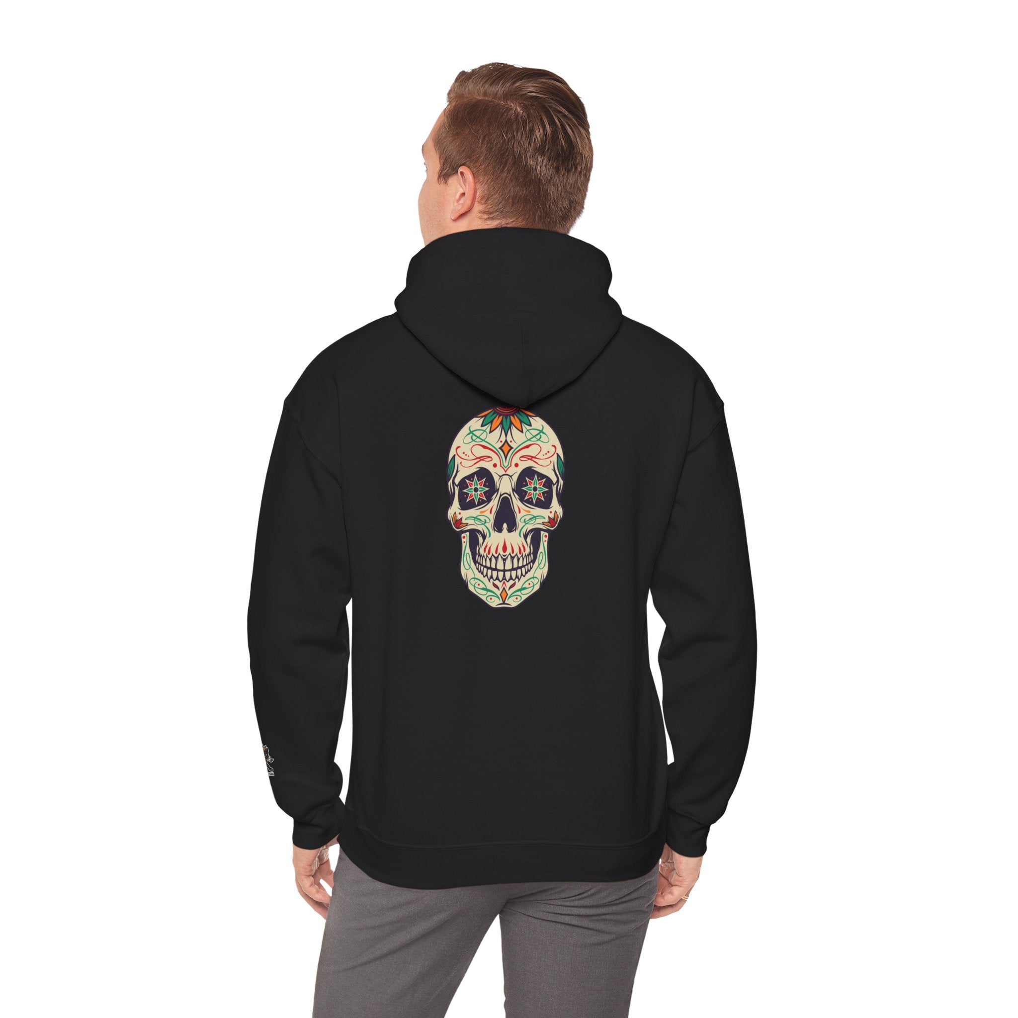 skull Hooded Sweatshirt, Unisex Casual Hoodie, Perfect Gift for Friends, Inspiring Apparel, Comfortable Daily Wear