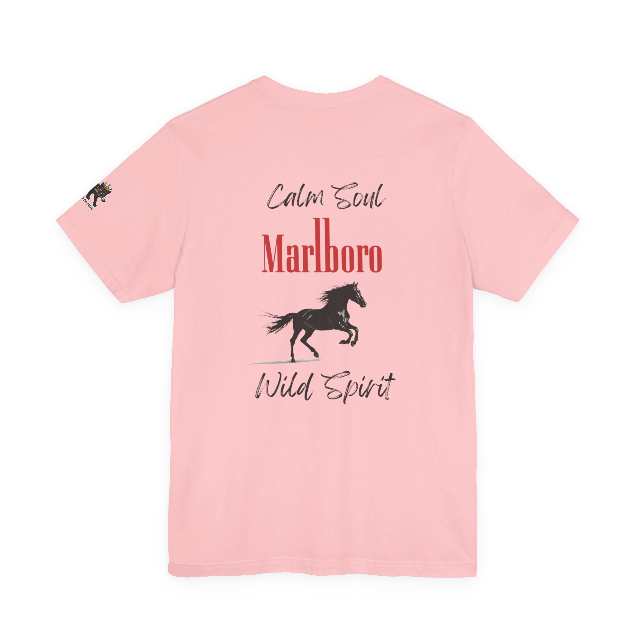 calm soul wild spirit Graphic Tee, Casual Summer Shirt, Marine Life T-Shirt, Gift for Sea Lovers,  high quality