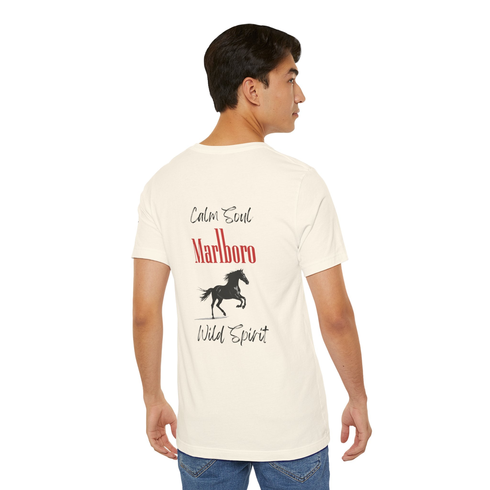 calm soul wild spirit Graphic Tee, Casual Summer Shirt, Marine Life T-Shirt, Gift for Sea Lovers,  high quality