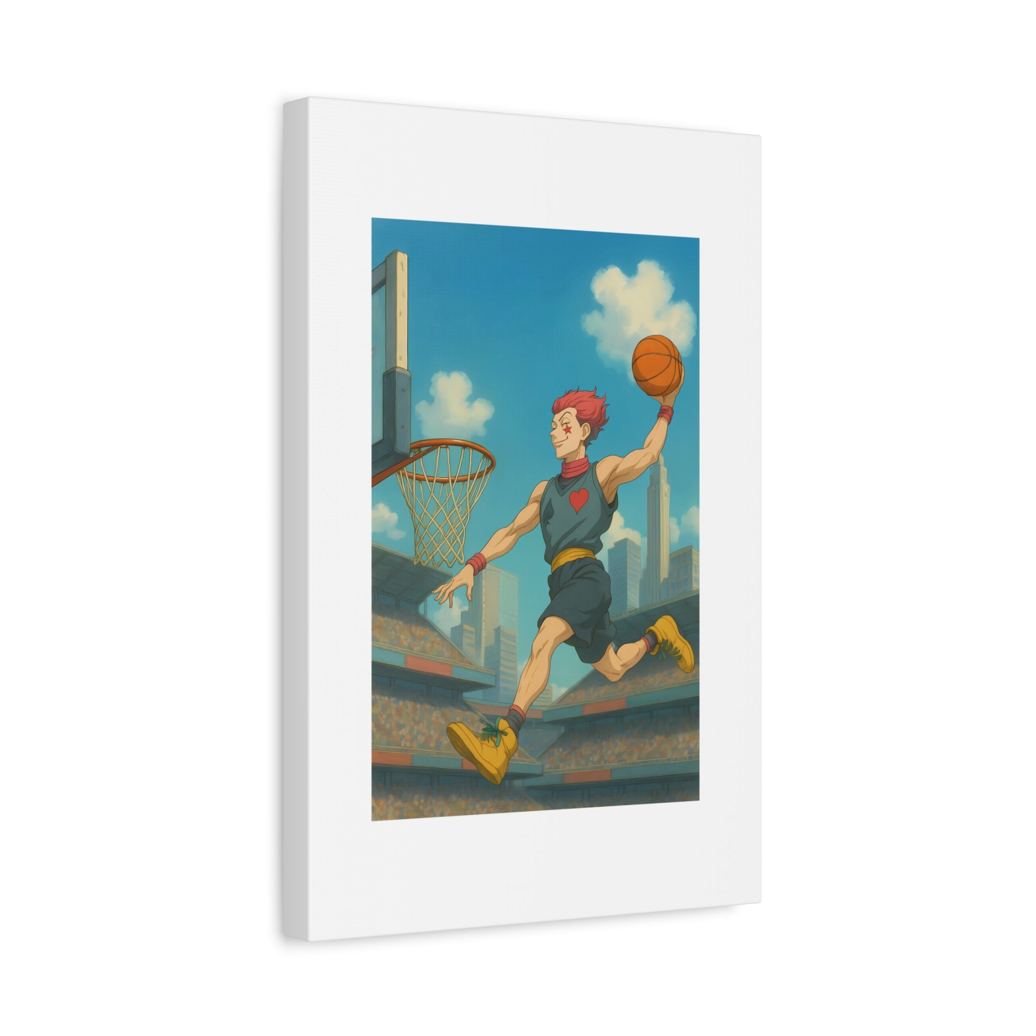 hisoka basketball  Wall Art, Matte Canvas Print, Home Decor, Sports Gift, Athletic Wall Decor, Gym Decoration
