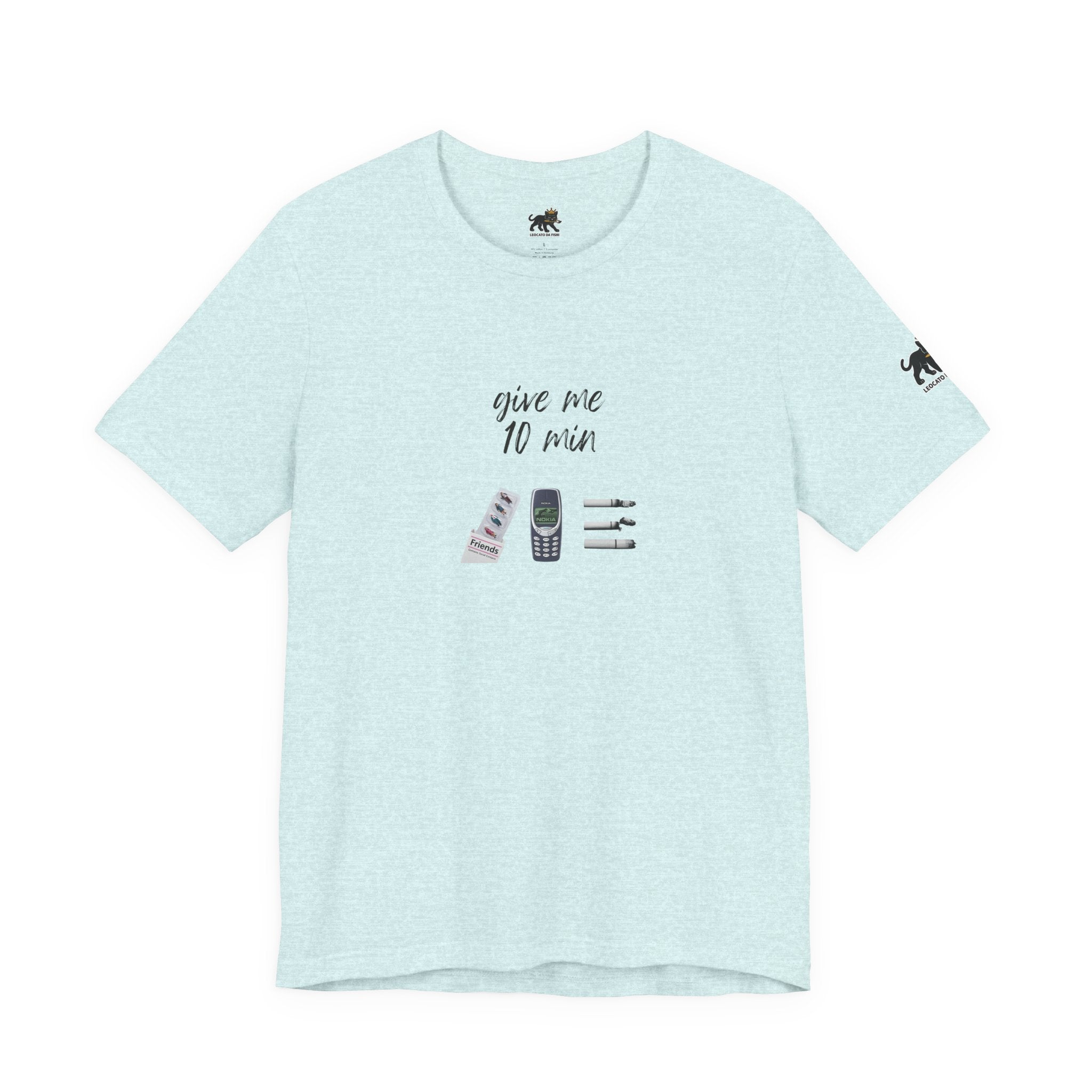 give me 10 min Graphic Tee, Casual Summer Shirt, Marine Life T-Shirt, Gift for Sea Lovers,  high quality