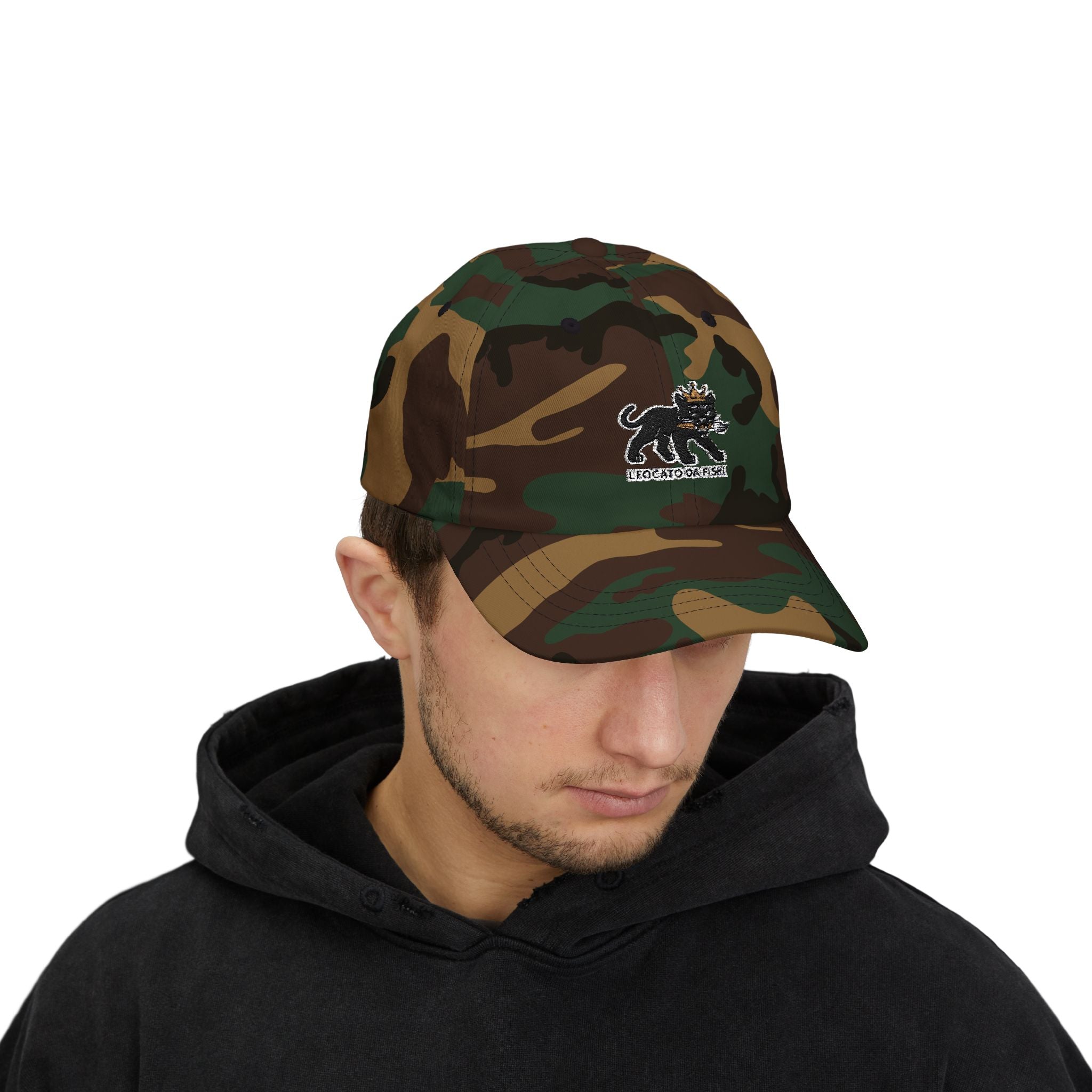 leocato da fishi hat ,  Stylish Baseball Hat, Perfect Gift for Dads, Casual Wear, Outdoor Adventures, Fishing Events