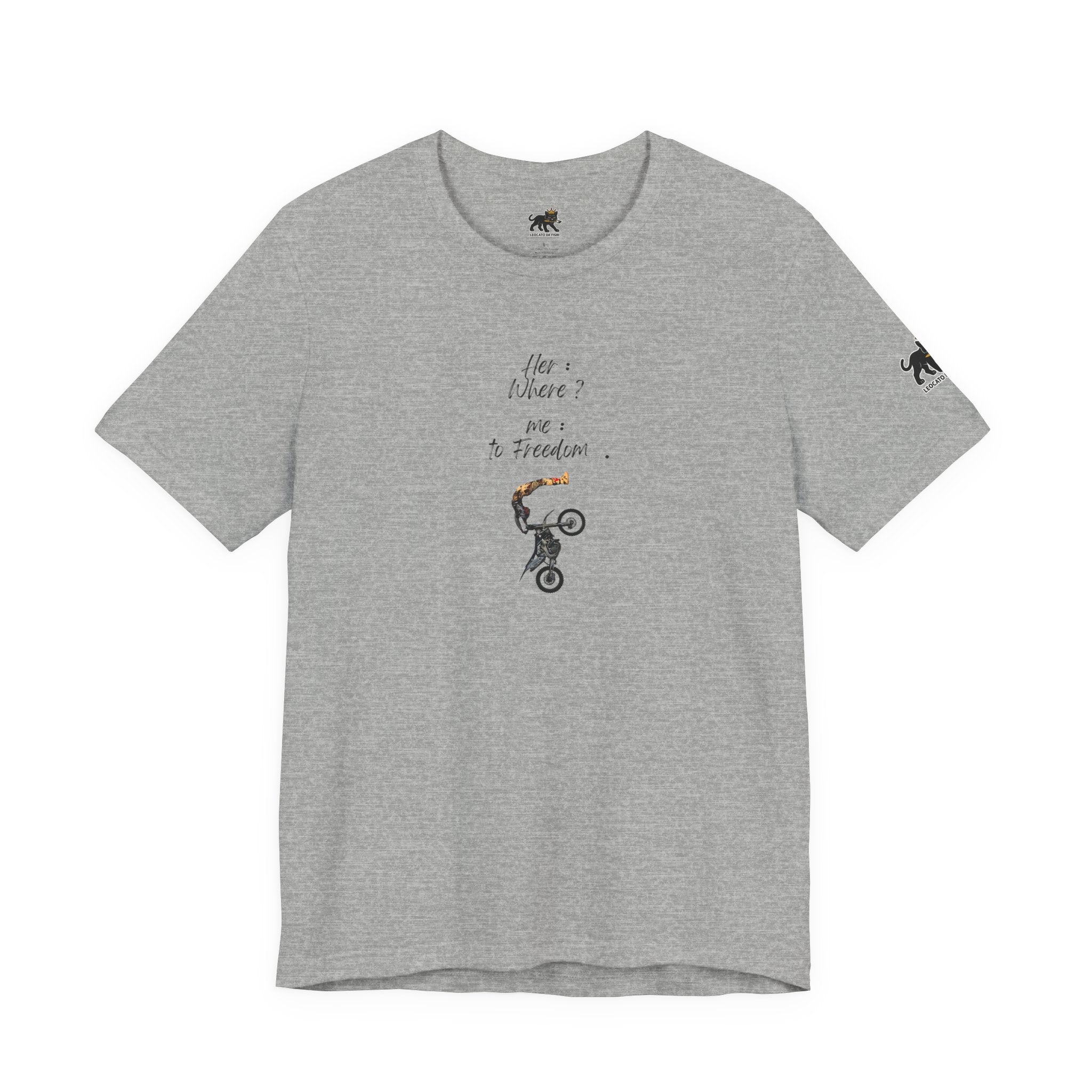 her where ? me to freedom Graphic Tee, Casual Summer Shirt, Marine Life T-Shirt, Gift for Sea Lovers,  high quality