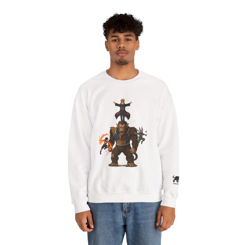 fight pain , nothing ends without pain Unisex Heavy Blend™ Crewneck Sweatshirt , high quality