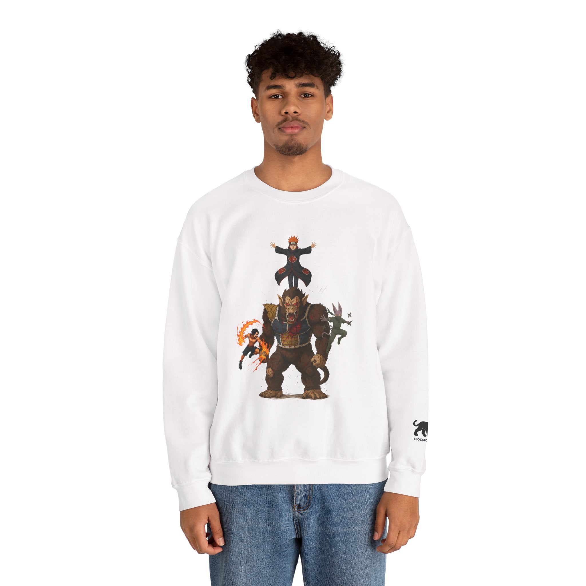 fight pain , nothing ends without pain Unisex Heavy Blend™ Crewneck Sweatshirt , high quality