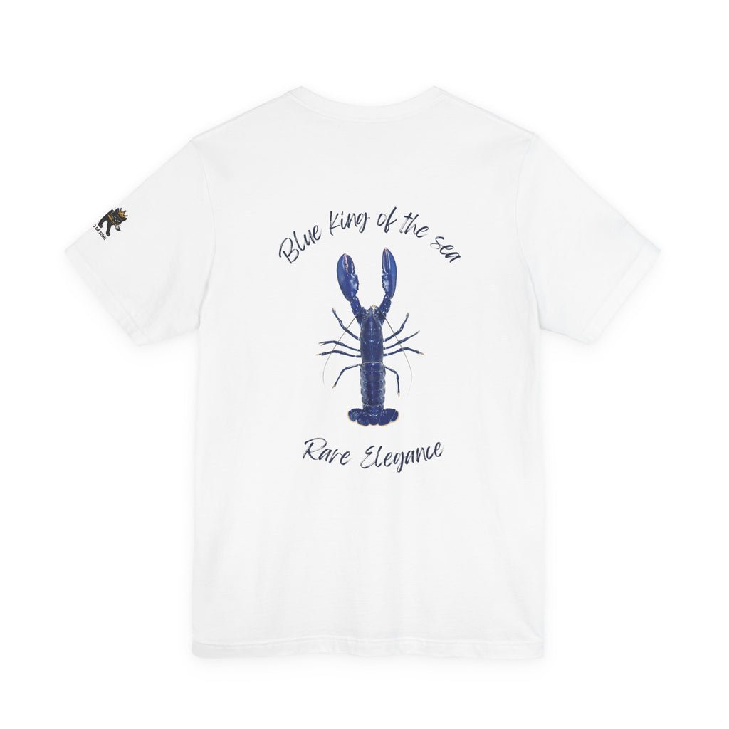 blue king of sea Lobster Graphic Tee, Casual Summer Shirt, Marine Life T-Shirt, Gift for Sea Lovers,  high quality