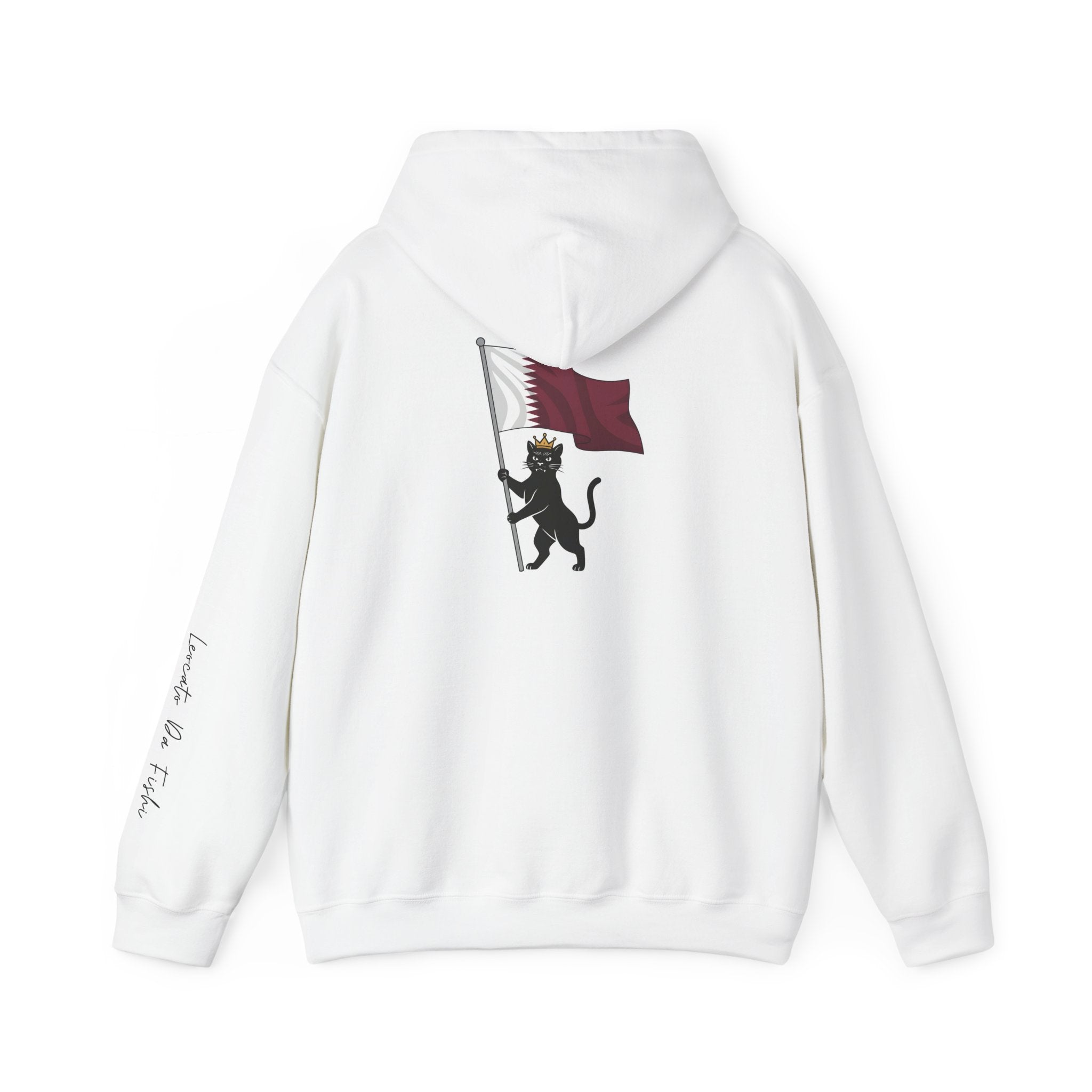 Qatar flag hoodie ,