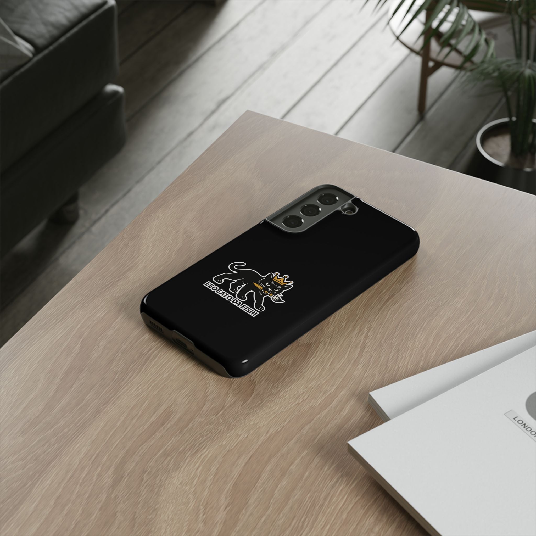 Tough Cases Phone Case, Unique Cat Design, Perfect for Animal Lovers, Gift for Birthdays, Fun Accessory for Everyday Use