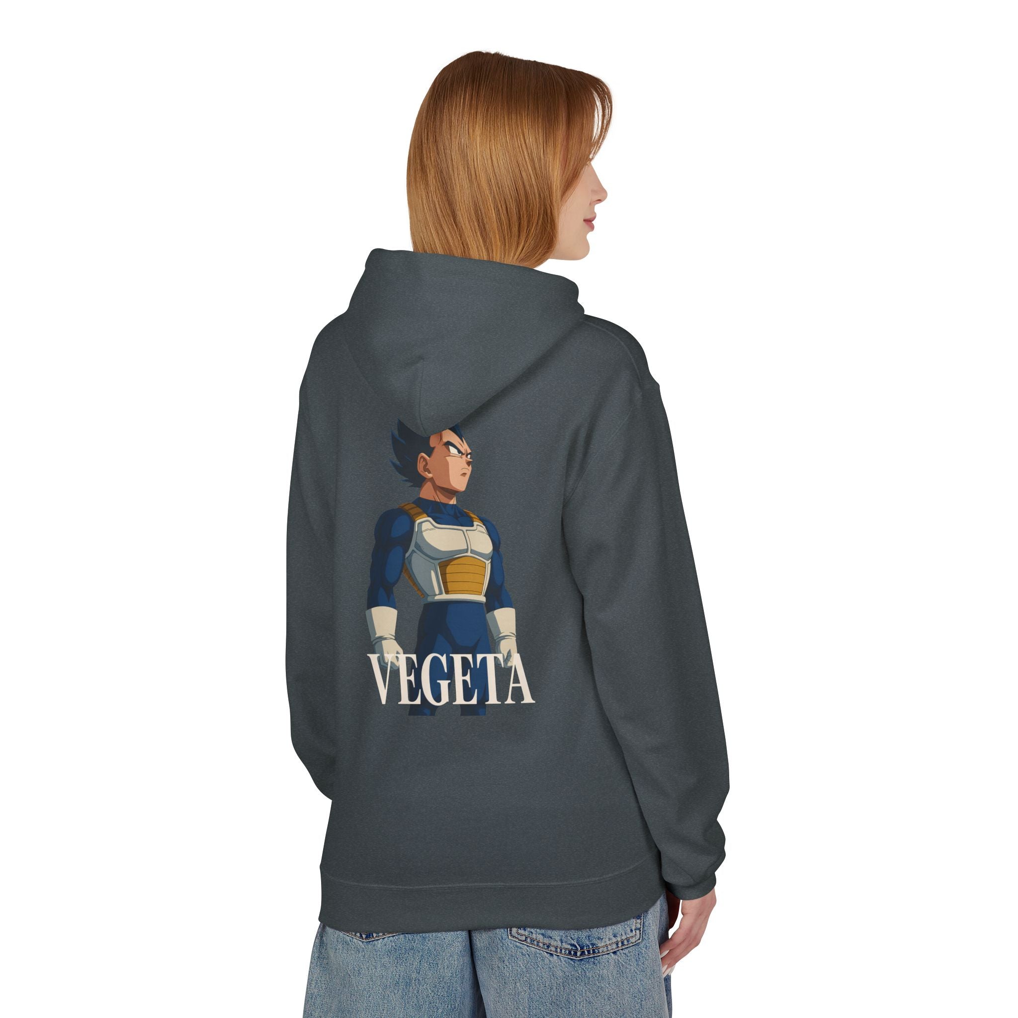 Stylish vegeta Hoodie, Soft Unisex Fleece Sweatshirt, Trendy Anime Apparel, Cosplay Gift for Fans, Comfortable Streetwear