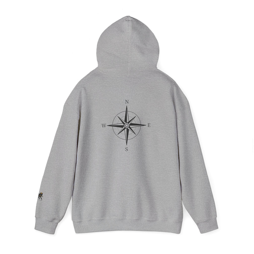 navigation  Hooded Sweatshirt, Unisex Casual Hoodie, Perfect Gift for Friends, Inspiring Apparel, Comfortable Daily Wear