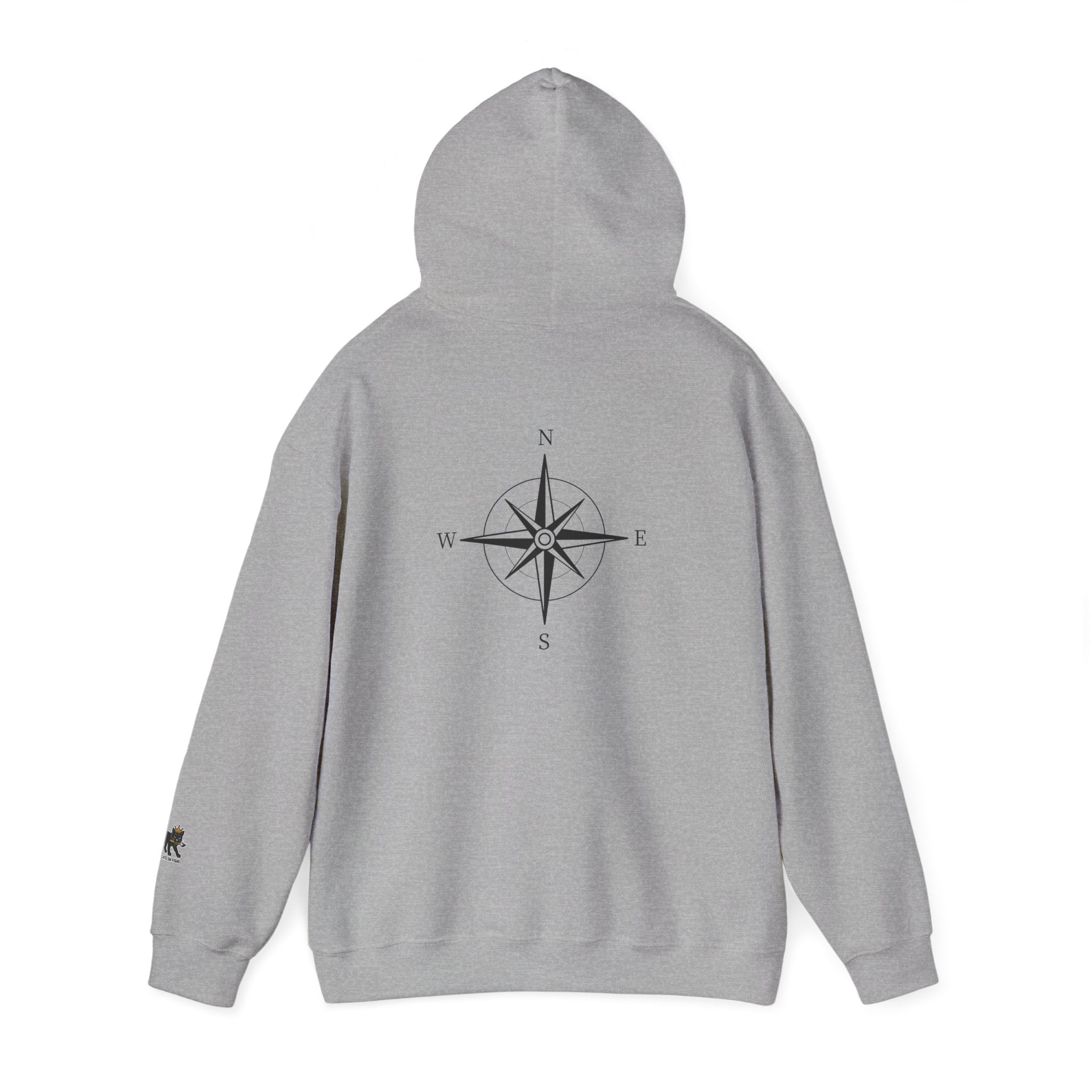 navigation  Hooded Sweatshirt, Unisex Casual Hoodie, Perfect Gift for Friends, Inspiring Apparel, Comfortable Daily Wear