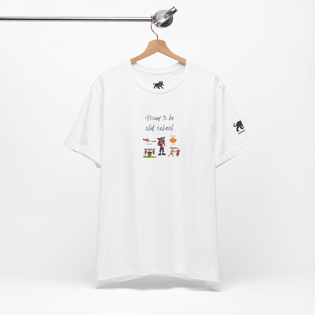 proud to be old school   Graphic Tee, Casual Summer Shirt, Marine Life T-Shirt, Gift for Sea Lovers,  high quality