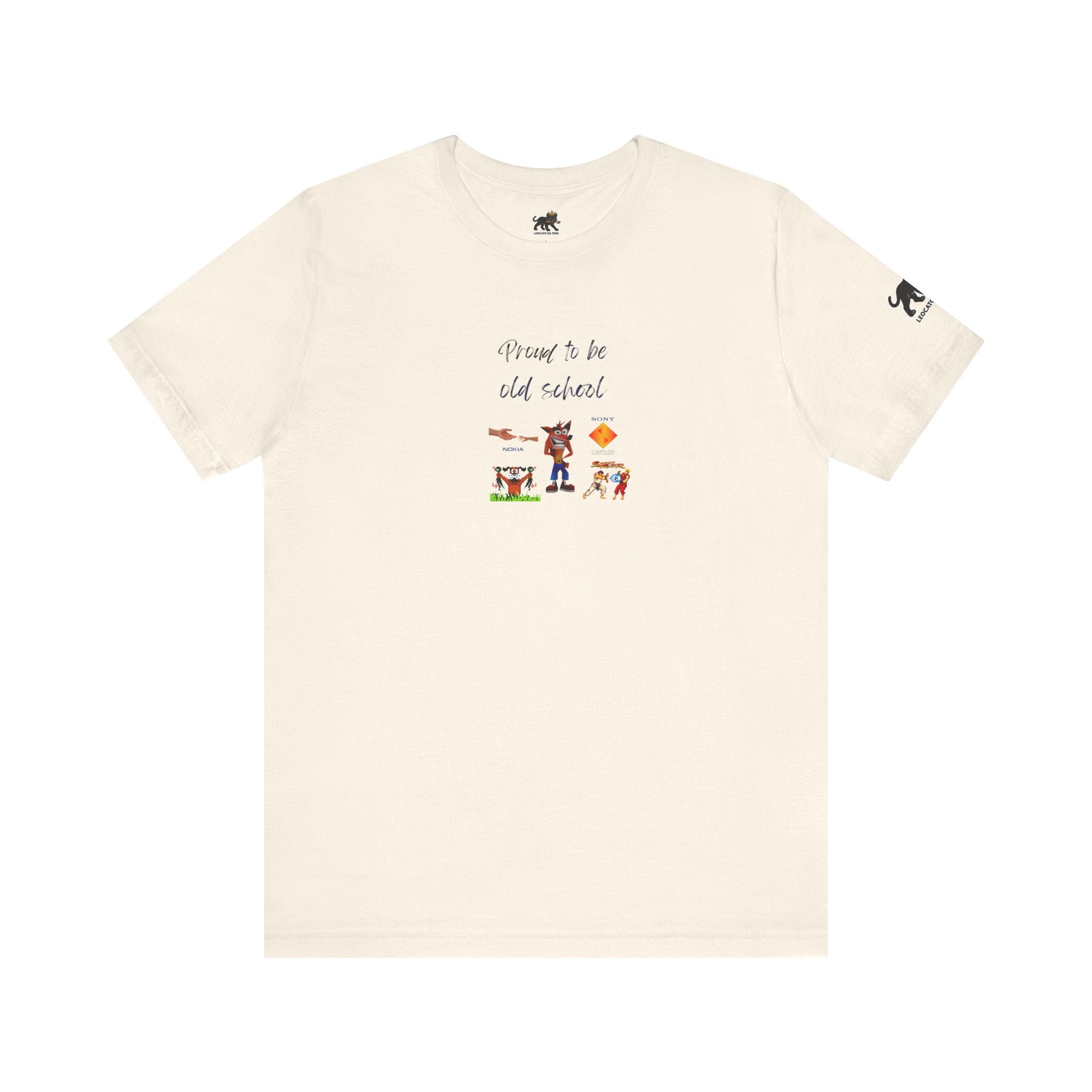proud to be old school   Graphic Tee, Casual Summer Shirt, Marine Life T-Shirt, Gift for Sea Lovers,  high quality