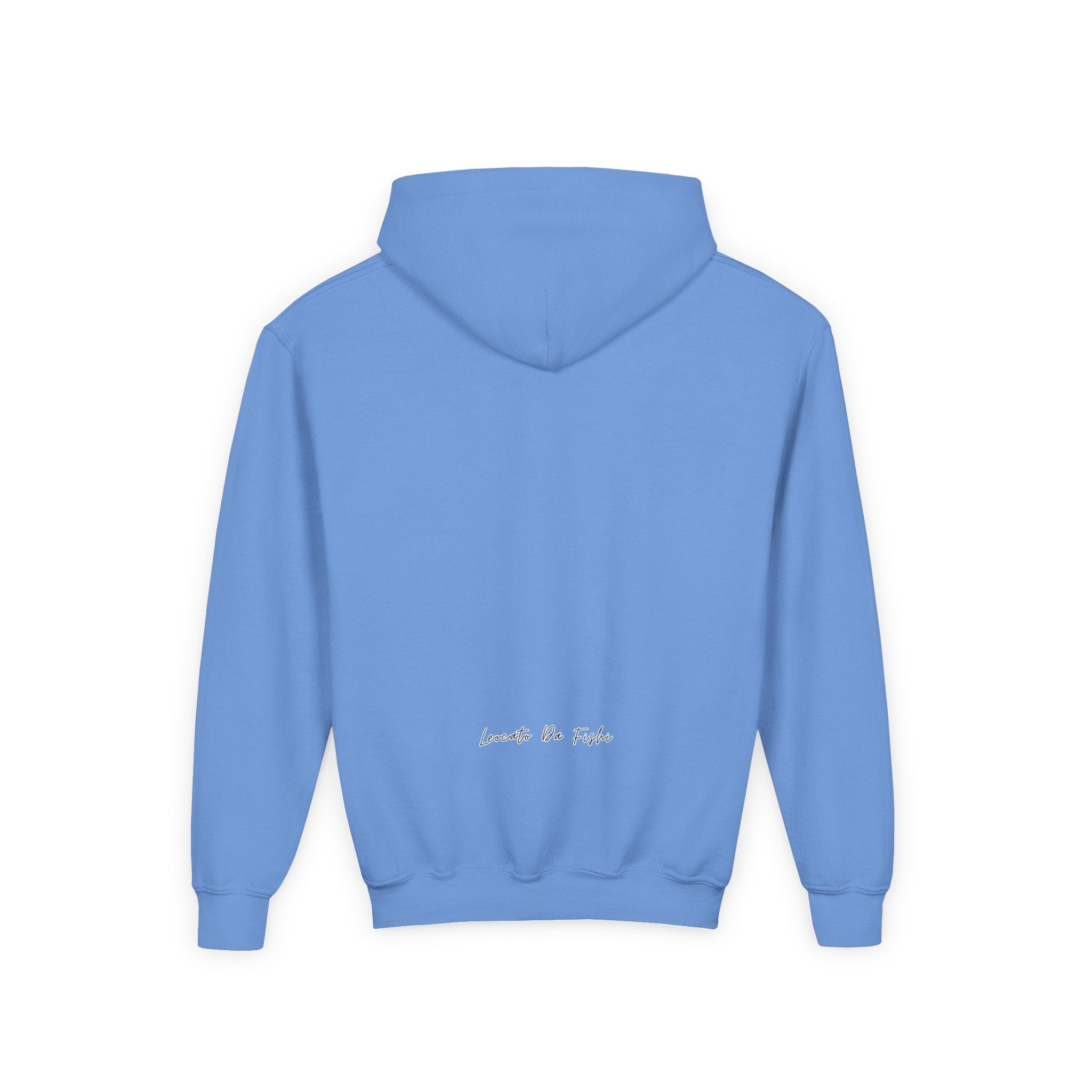 Youth Heavy Blend Hooded Sweatshirt with 'Leccato da Fish' Design - Cozy Gift for Teens, Memory Keepsake, Casual Wear, Birthday .