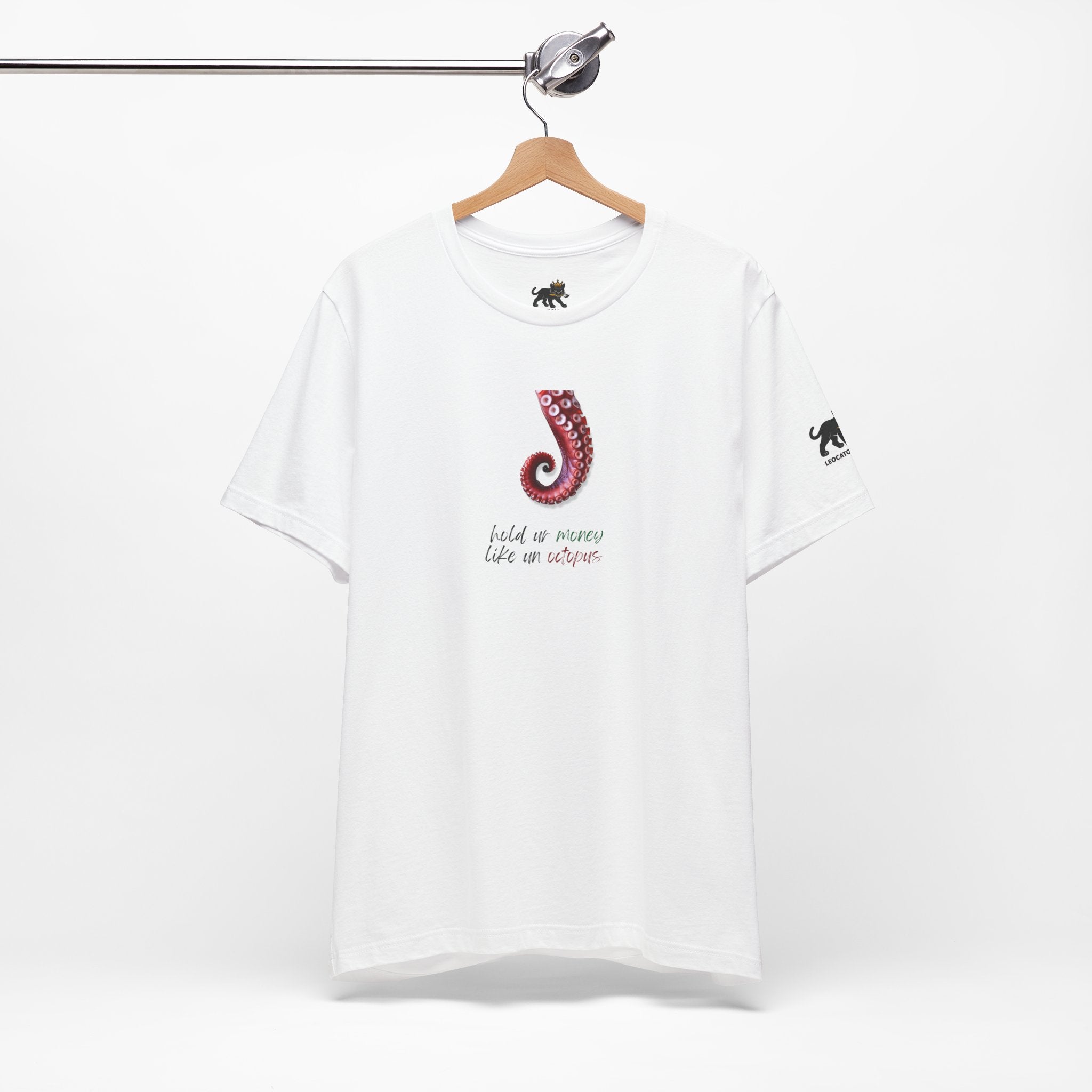 hold ur money like an octopus  Graphic Tee, Casual Summer Shirt, Marine Life T-Shirt, Gift for Sea Lovers,  high quality