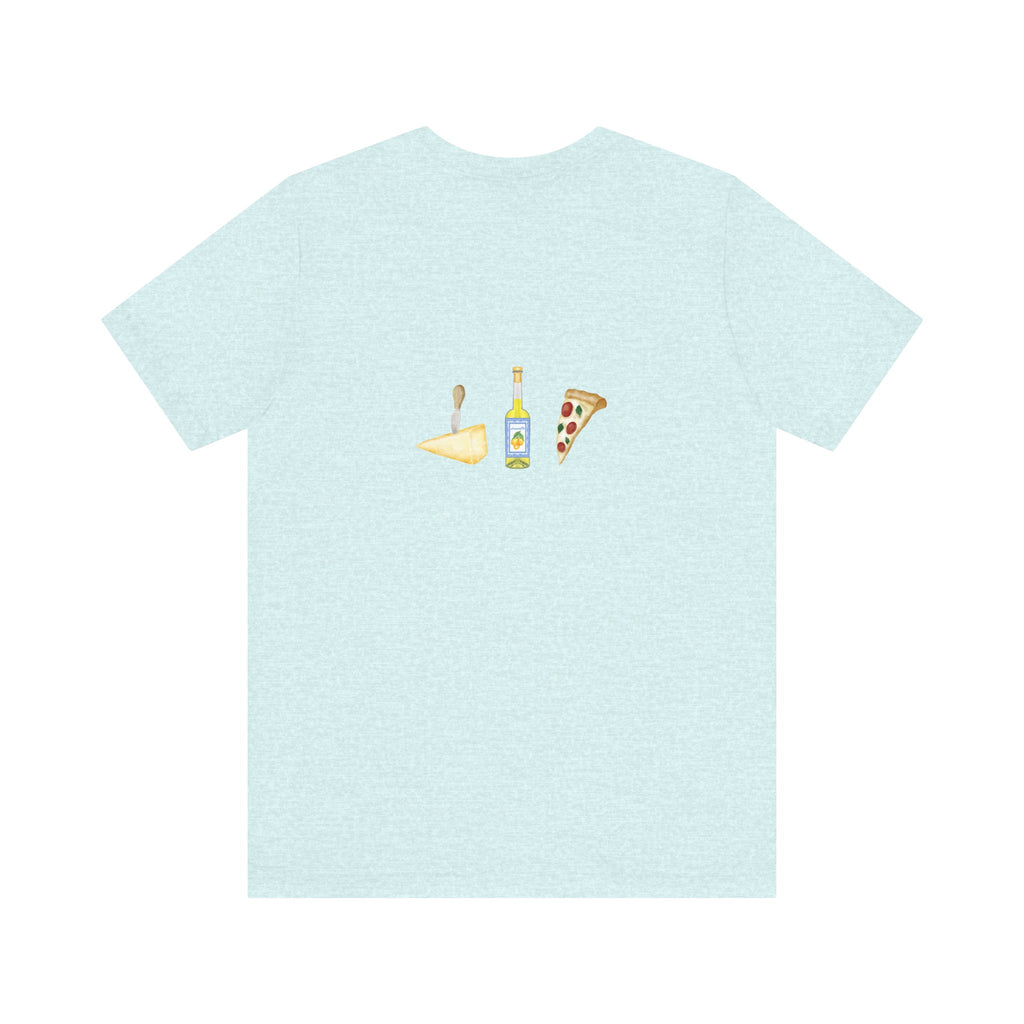italian food Graphic Tee, Casual Summer Shirt, Marine Life T-Shirt, Gift for Sea Lovers,  high quality
