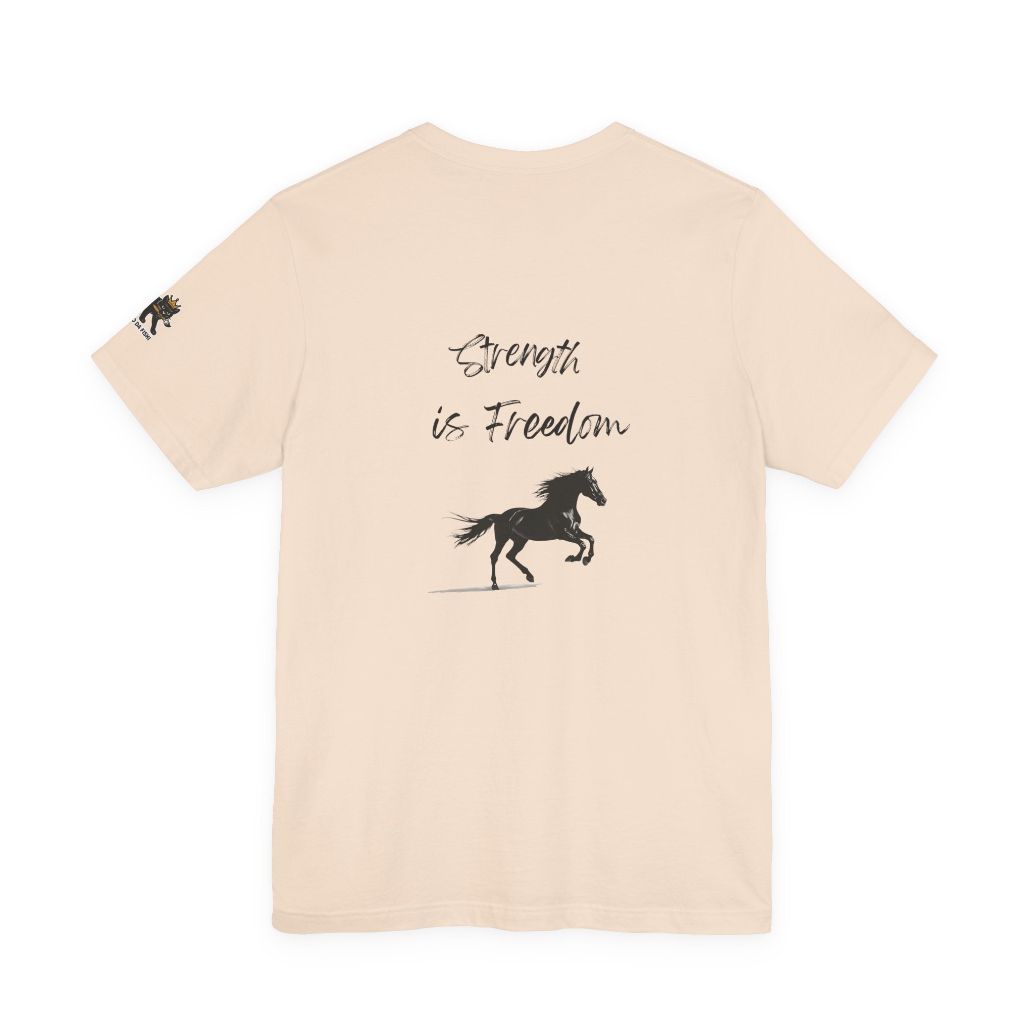 strength is freedom Graphic Tee, Casual Summer Shirt, Marine Life T-Shirt, Gift for Sea Lovers,  high quality