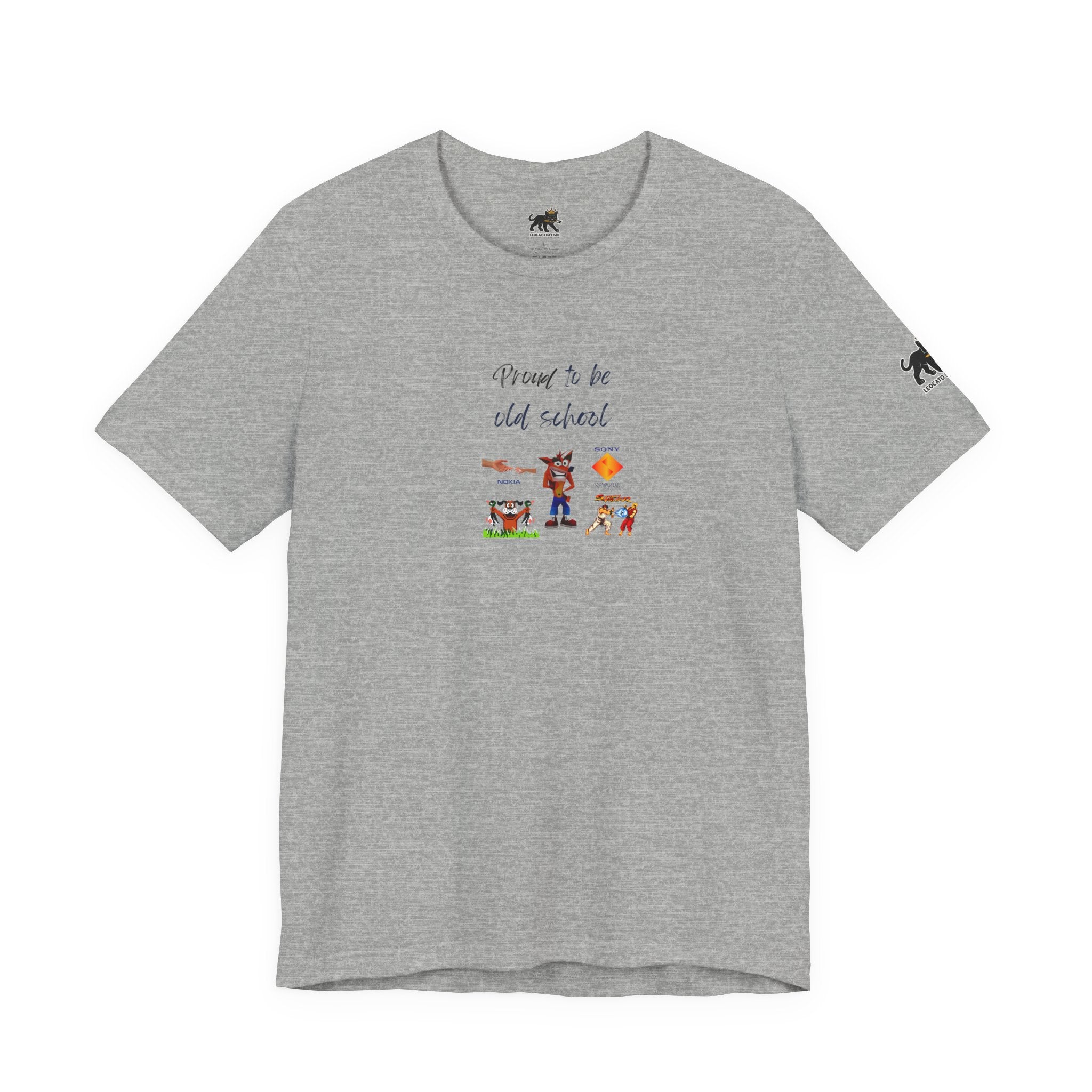 proud to be old school   Graphic Tee, Casual Summer Shirt, Marine Life T-Shirt, Gift for Sea Lovers,  high quality