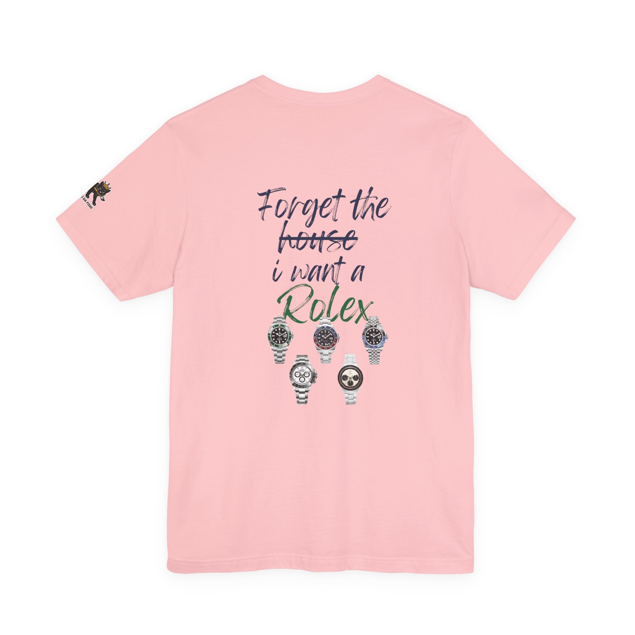 forget i want rolex Graphic Tee, Casual Summer Shirt, Marine Life T-Shirt, Gift for Sea Lovers,  high quality