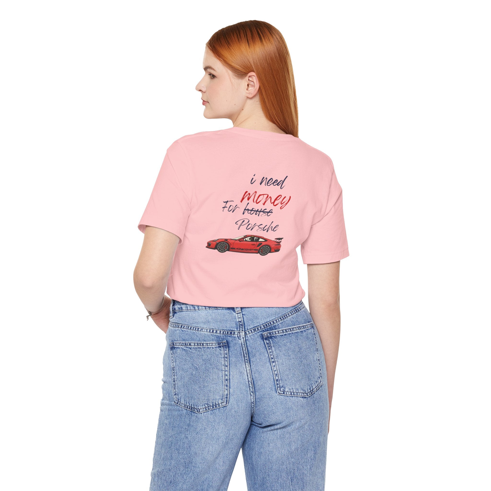 need money for porsche  2 Graphic Tee, Casual Summer Shirt, Marine Life T-Shirt, Gift for Sea Lovers,  high quality