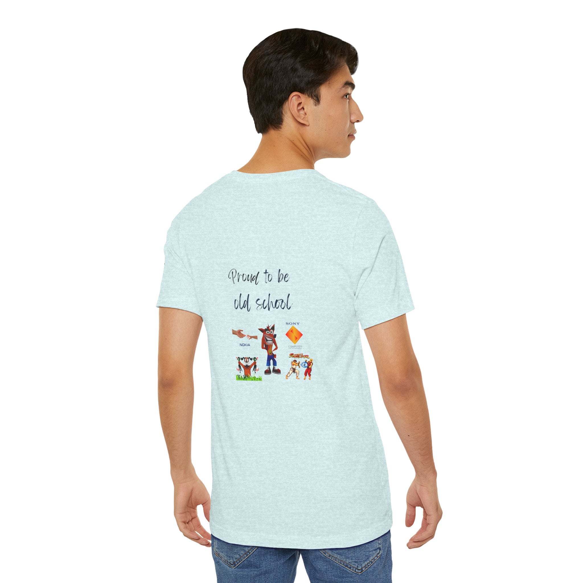 proud to be old school   Graphic Tee, Casual Summer Shirt, Marine Life T-Shirt, Gift for Sea Lovers,  high quality
