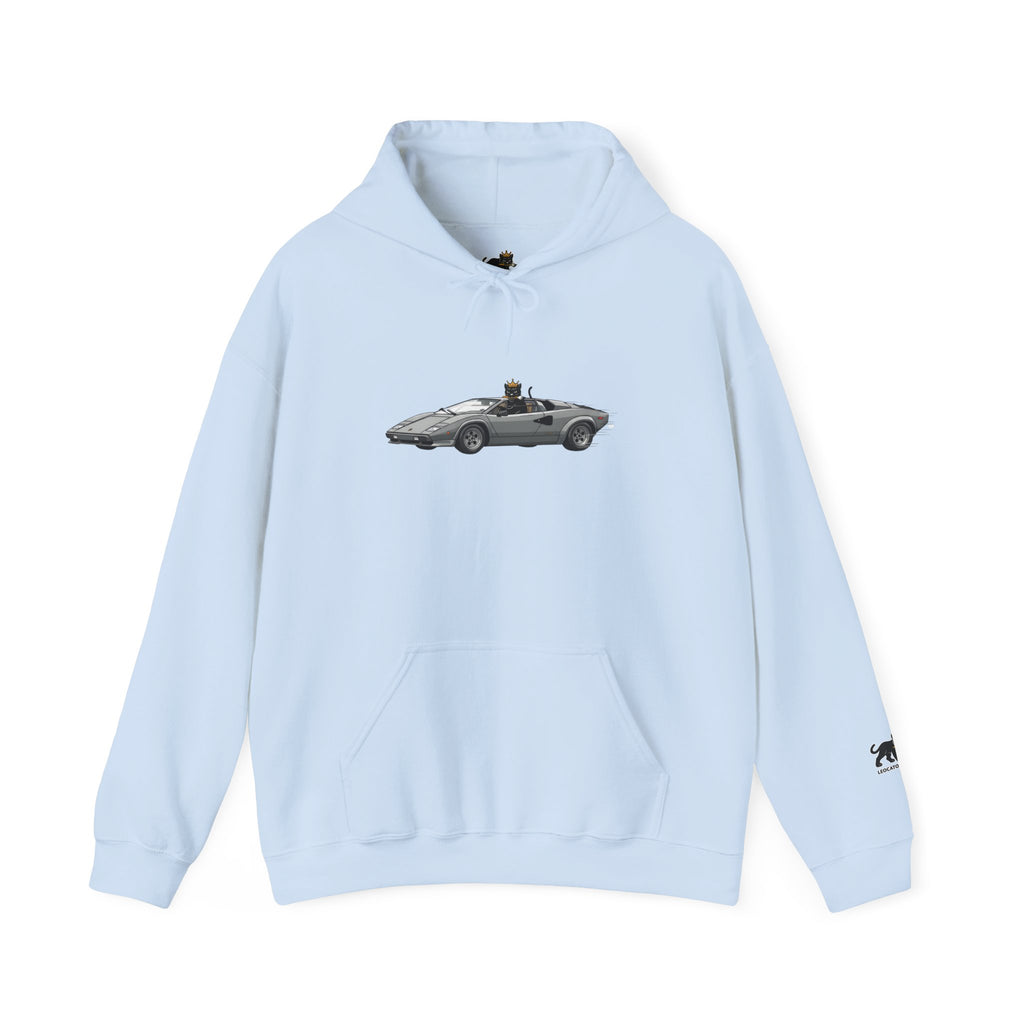 Lamborghini Countach Turbo Hooded Sweatshirt,