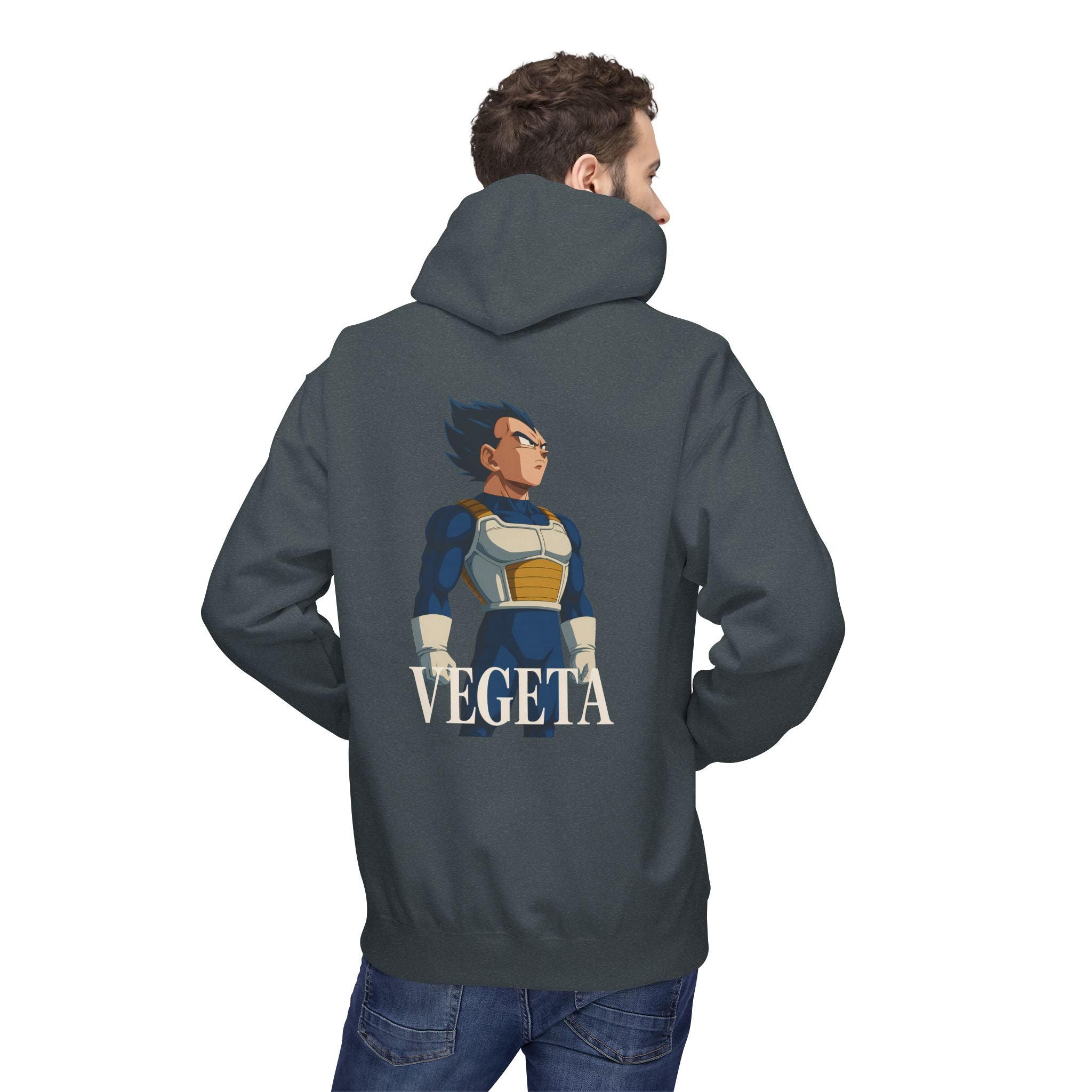 Stylish vegeta Hoodie, Soft Unisex Fleece Sweatshirt, Trendy Anime Apparel, Cosplay Gift for Fans, Comfortable Streetwear