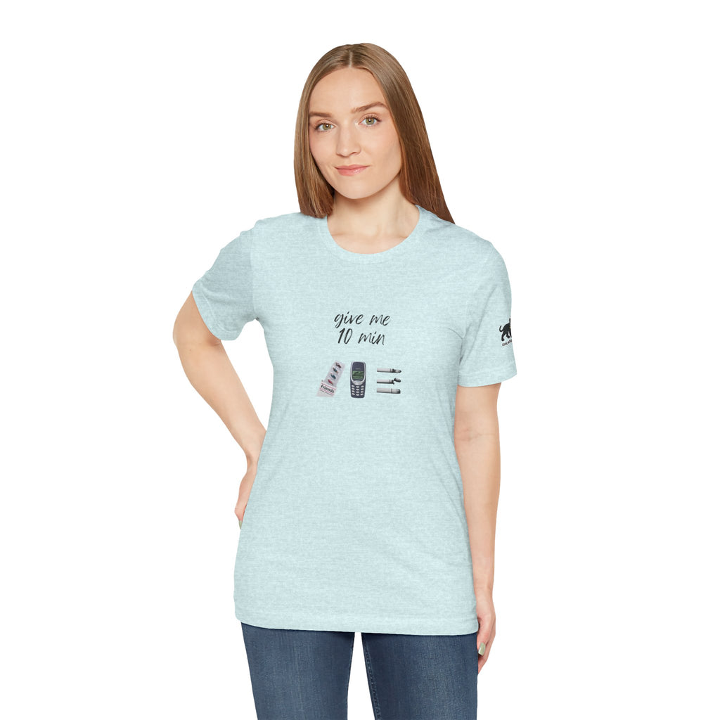 give me 10 min Graphic Tee, Casual Summer Shirt, Marine Life T-Shirt, Gift for Sea Lovers,  high quality