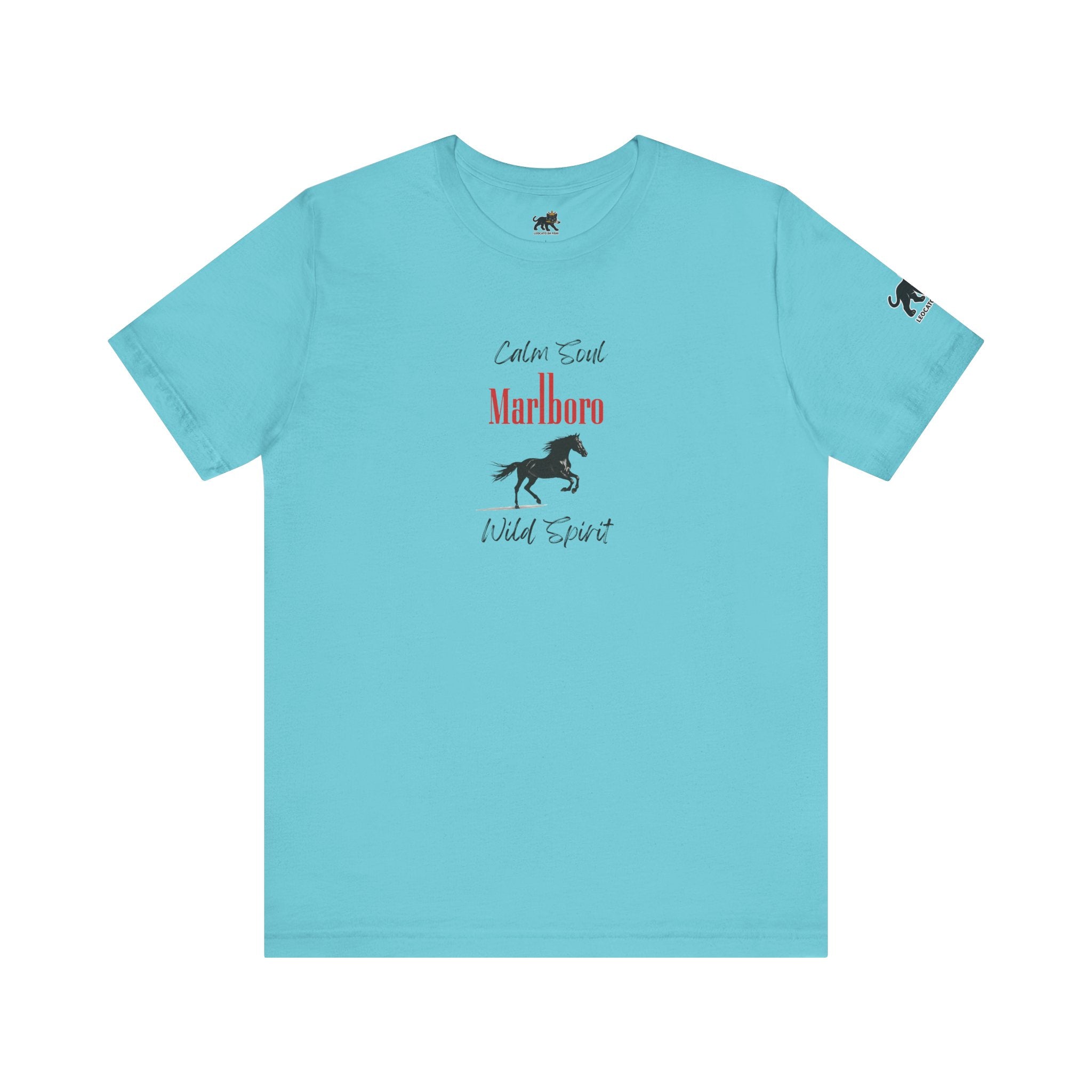 calm soul wild spirit Graphic Tee, Casual Summer Shirt, Marine Life T-Shirt, Gift for Sea Lovers,  high quality