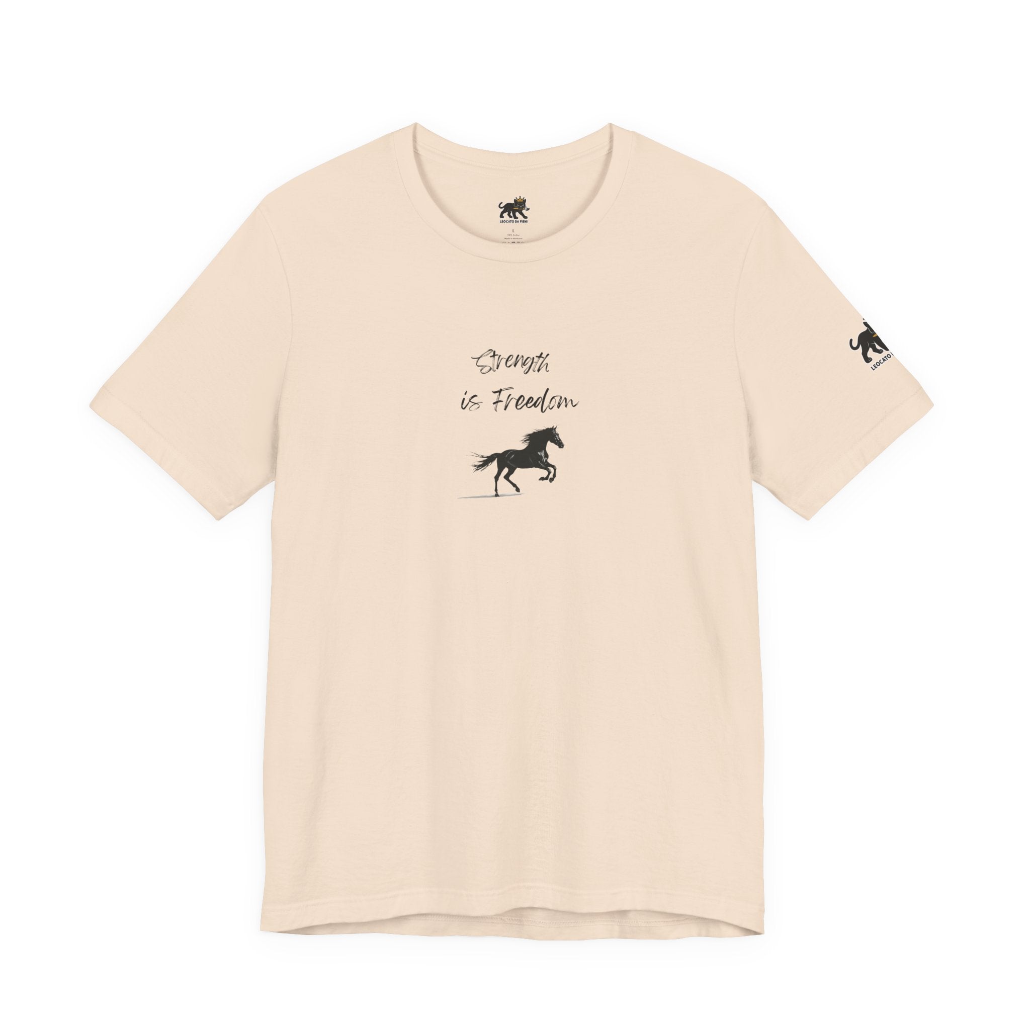 strength is freedom Graphic Tee, Casual Summer Shirt, Marine Life T-Shirt, Gift for Sea Lovers,  high quality