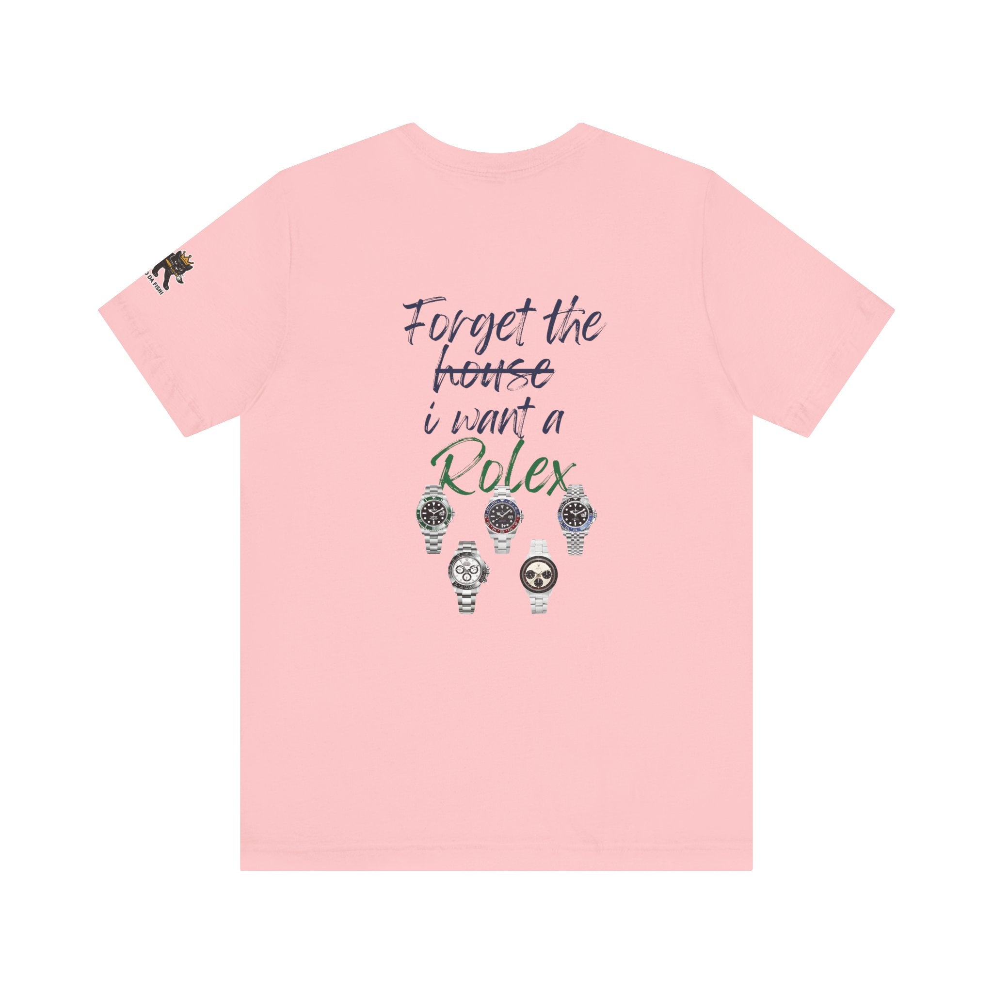 forget i want rolex Graphic Tee, Casual Summer Shirt, Marine Life T-Shirt, Gift for Sea Lovers,  high quality