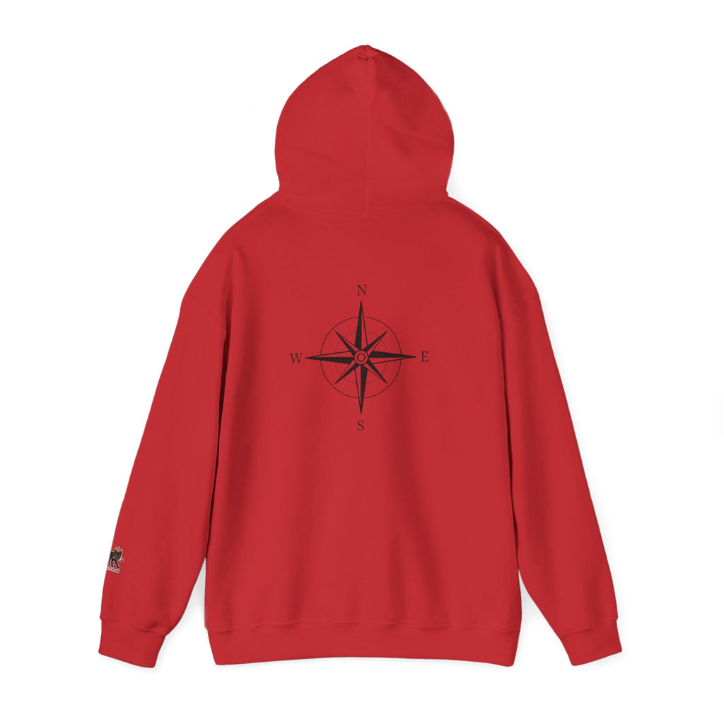 navigation  Hooded Sweatshirt, Unisex Casual Hoodie, Perfect Gift for Friends, Inspiring Apparel, Comfortable Daily Wear