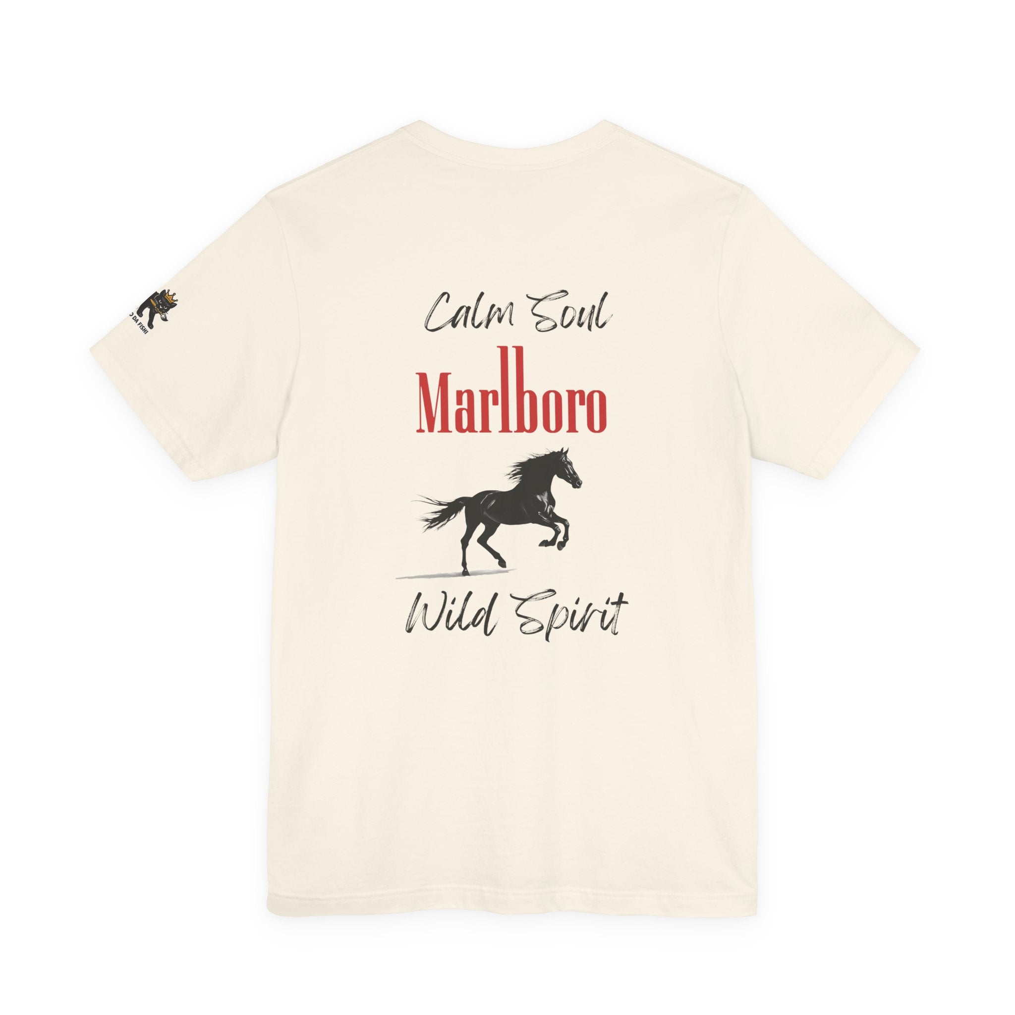 calm soul wild spirit Graphic Tee, Casual Summer Shirt, Marine Life T-Shirt, Gift for Sea Lovers,  high quality