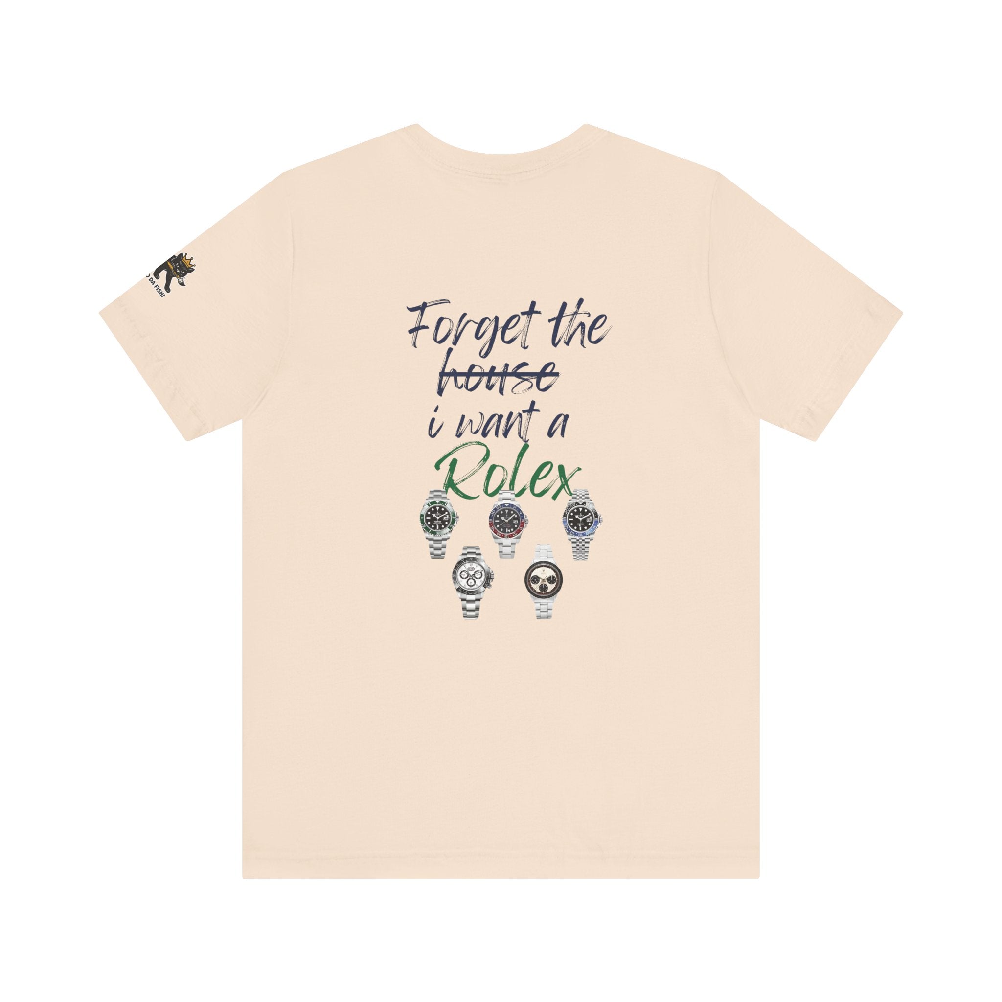 forget i want rolex Graphic Tee, Casual Summer Shirt, Marine Life T-Shirt, Gift for Sea Lovers,  high quality