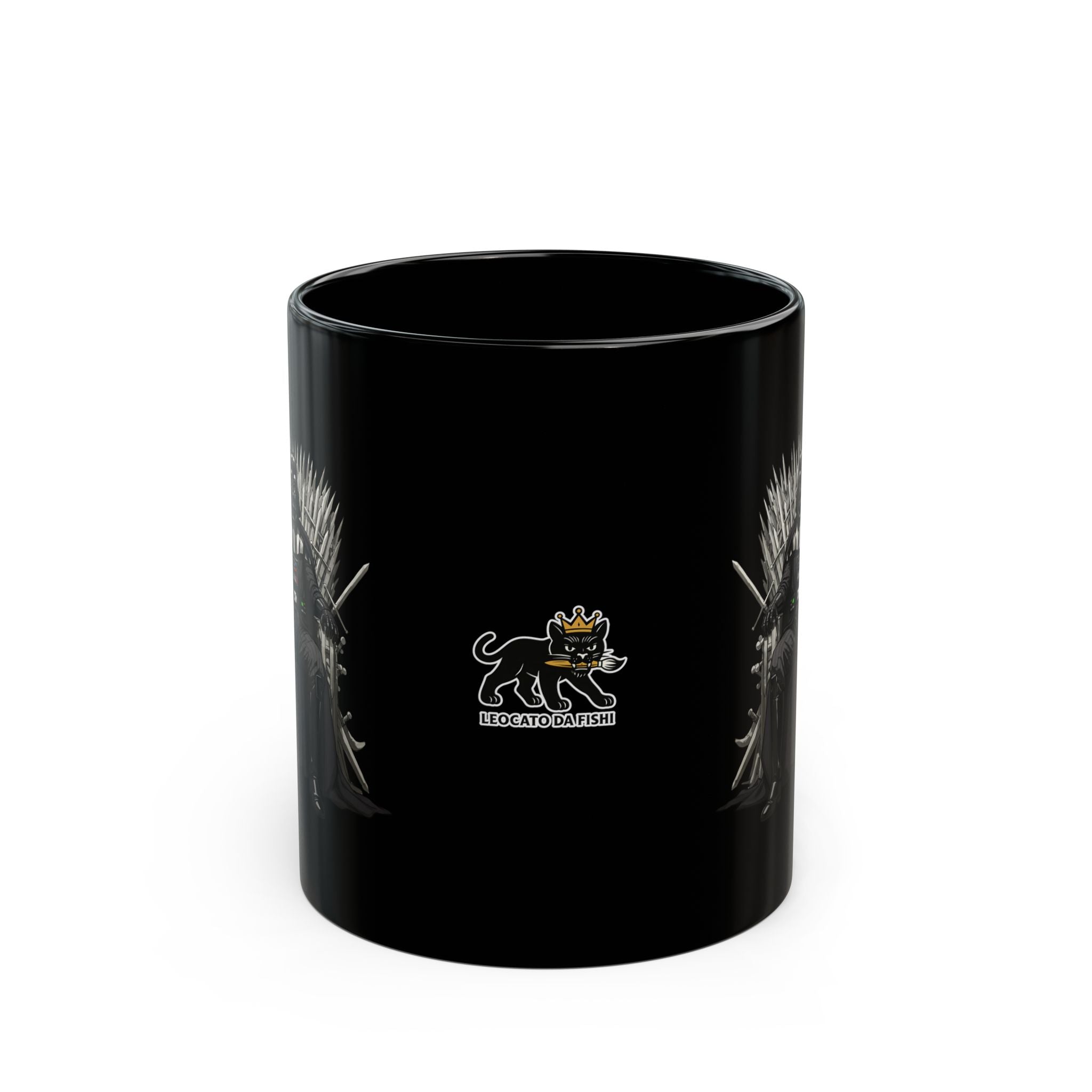 lord Darth  Black Mug with Cat and Darth Vader Designs, Gift for Pop Culture Lovers, Coffee Lover's Accessory, Geeky Kitchen Decor, [...]