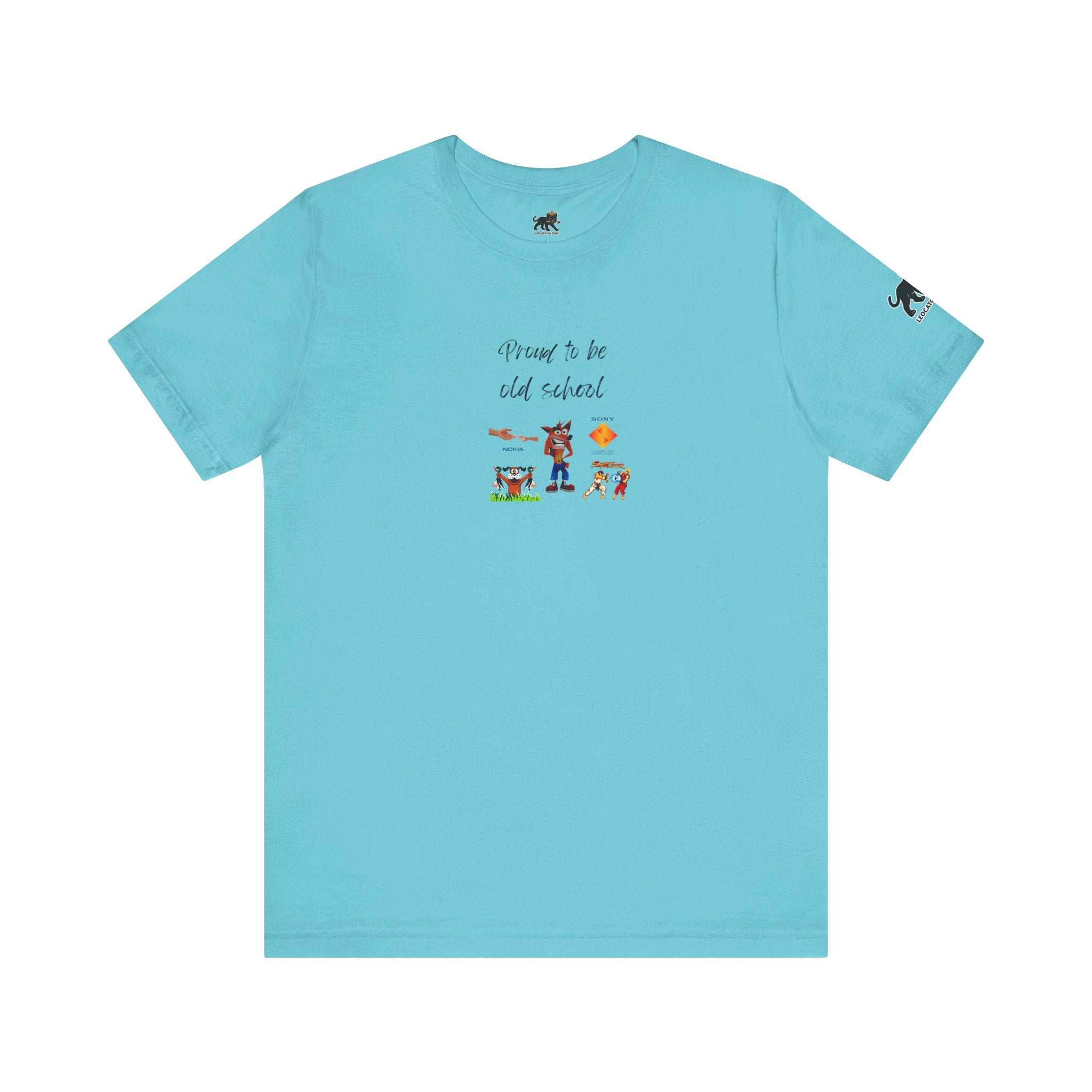 proud to be old school   Graphic Tee, Casual Summer Shirt, Marine Life T-Shirt, Gift for Sea Lovers,  high quality