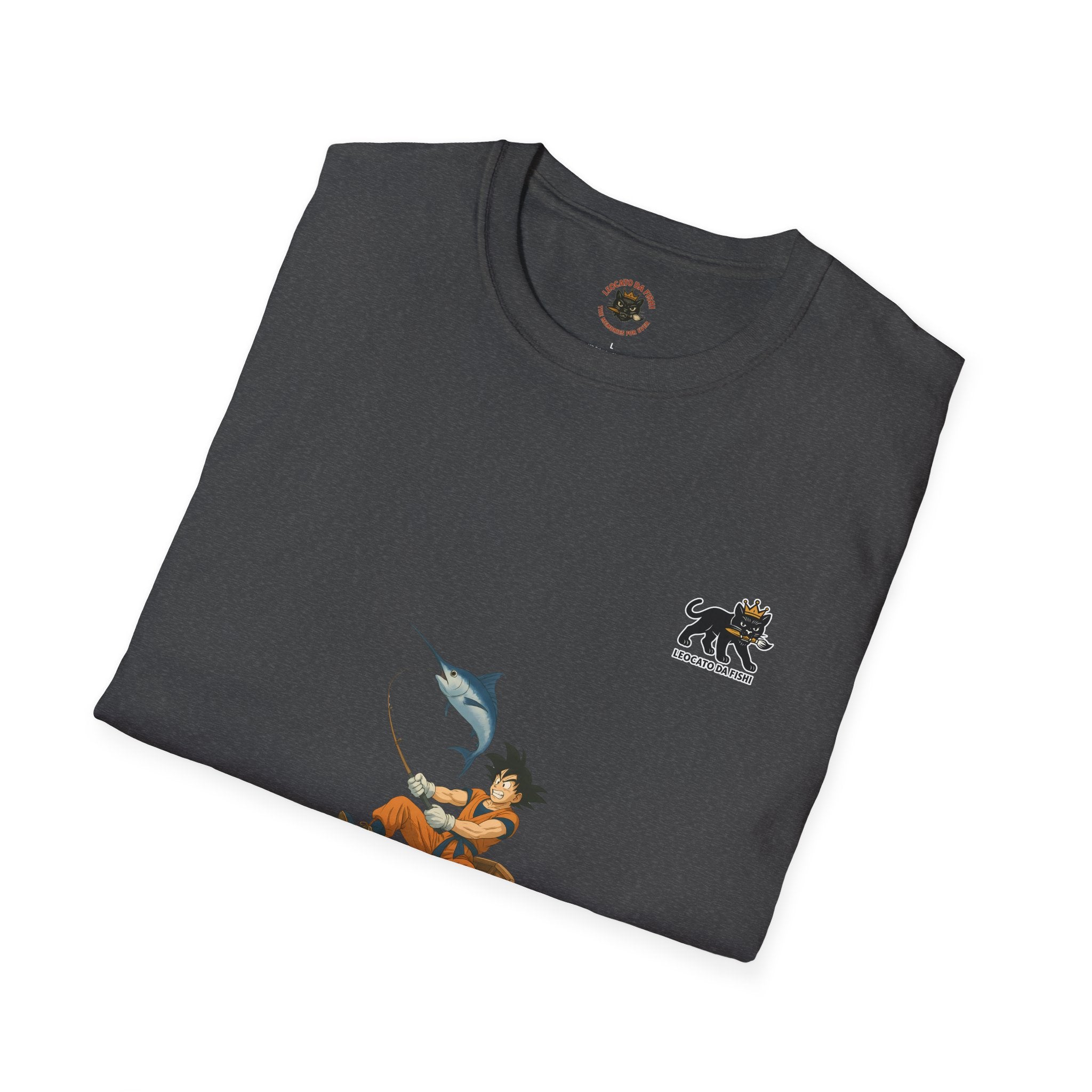 Fishing goku Unisex T-Shirt, Casual Wear, Gift for Fishermen, Outdoor Adventure Shirt, Summer Apparel, Fishing Enthusiast Tee