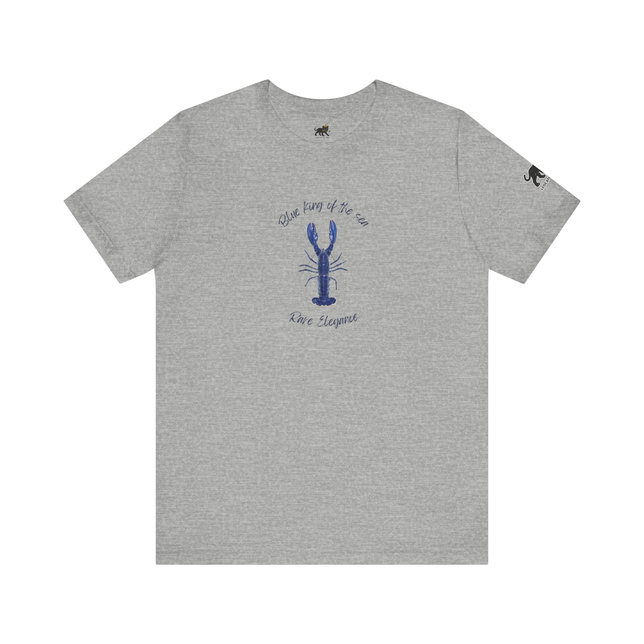 blue king of sea Lobster Graphic Tee, Casual Summer Shirt, Marine Life T-Shirt, Gift for Sea Lovers,  high quality