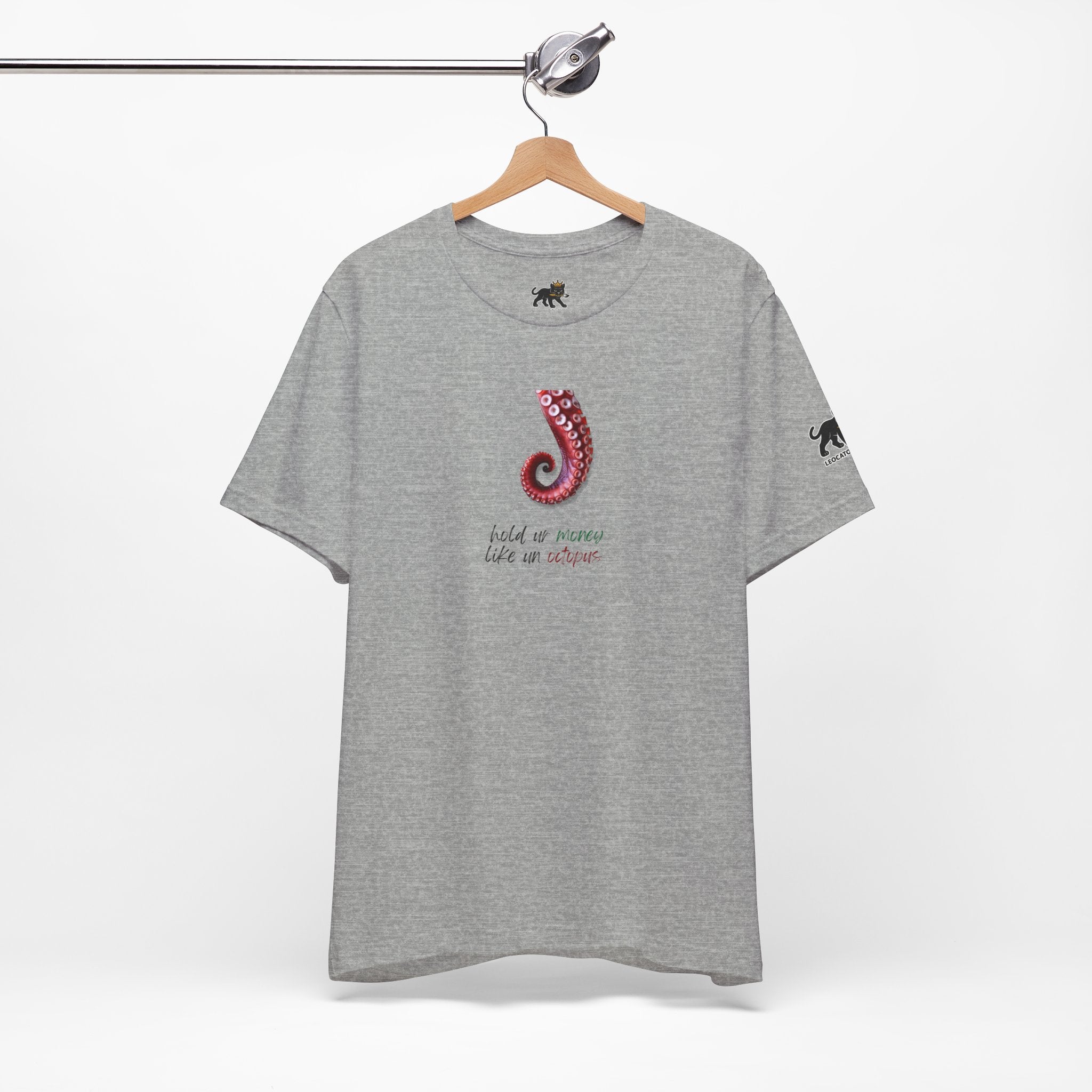 hold ur money like an octopus  Graphic Tee, Casual Summer Shirt, Marine Life T-Shirt, Gift for Sea Lovers,  high quality