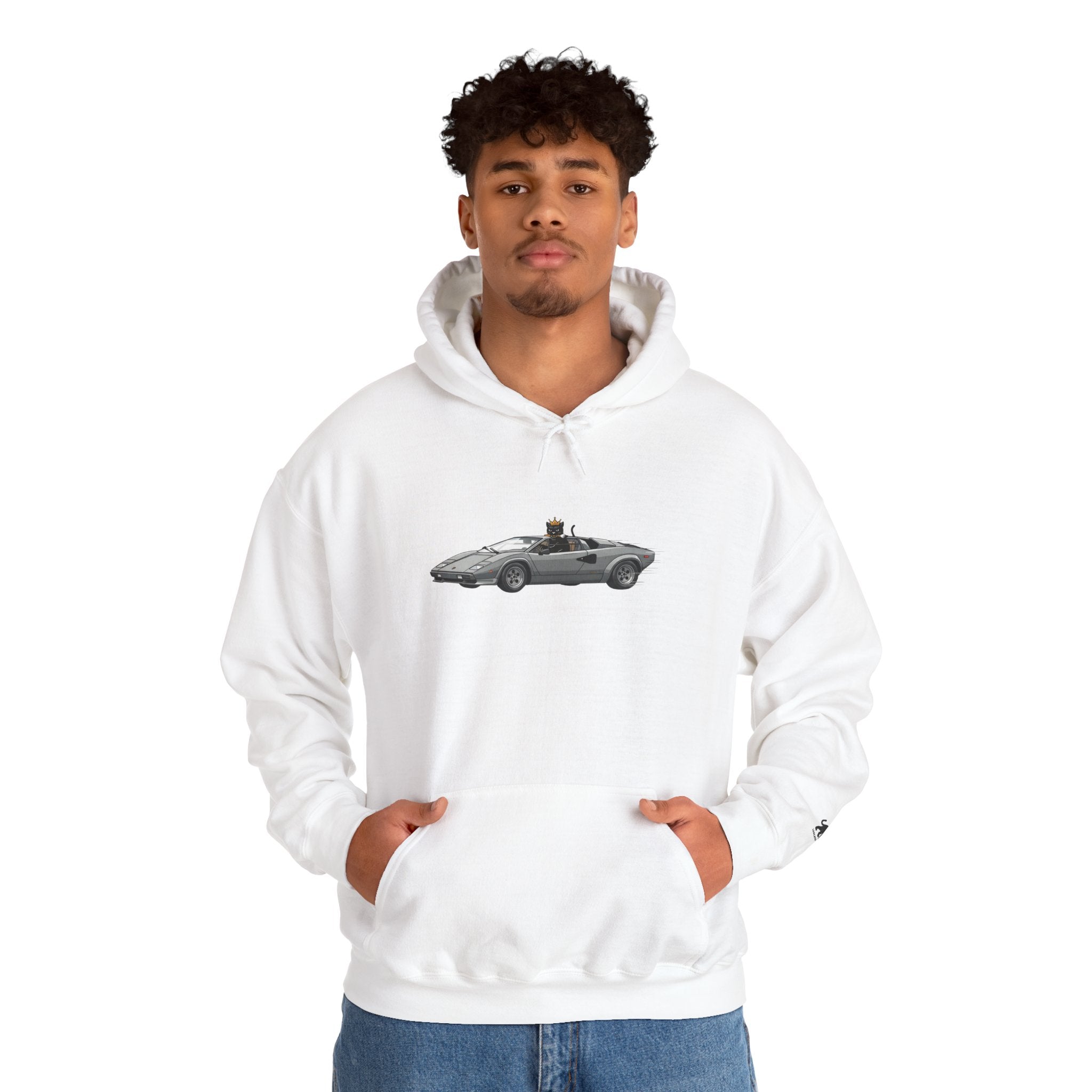 Lamborghini Countach Turbo Hooded Sweatshirt,