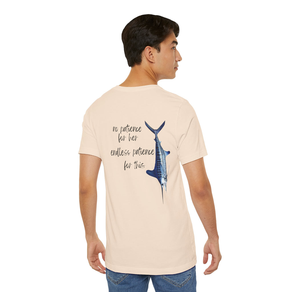 No patience for her, endless patience for this Graphic Tee, Casual Summer Shirt, Marine Life T-Shirt, Gift for Sea Lovers,  high quality