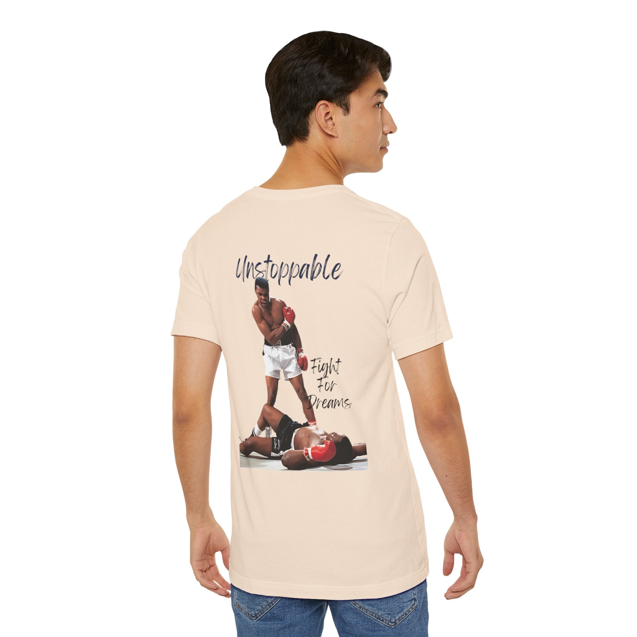 fight for dreams mohamed ali boxer Graphic Tee, Casual Summer Shirt, Marine Life T-Shirt, Gift for Sea Lovers,  high quality