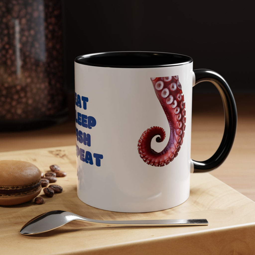 fishing time 6 Coffee Mug (11, 15oz)