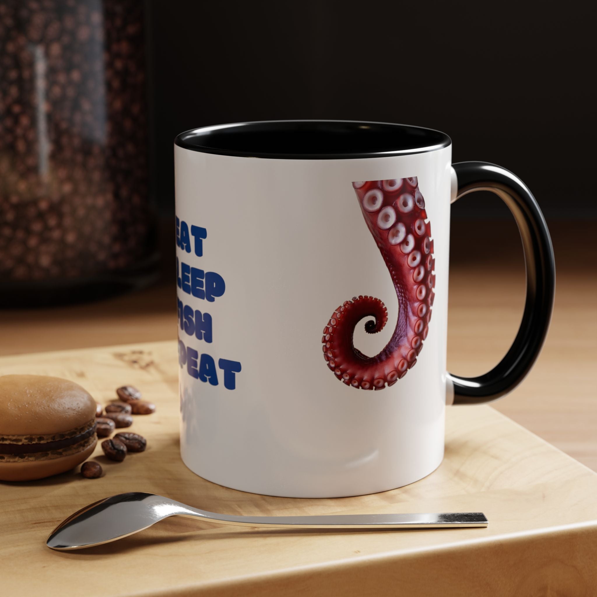 fishing time 6 Coffee Mug (11, 15oz)