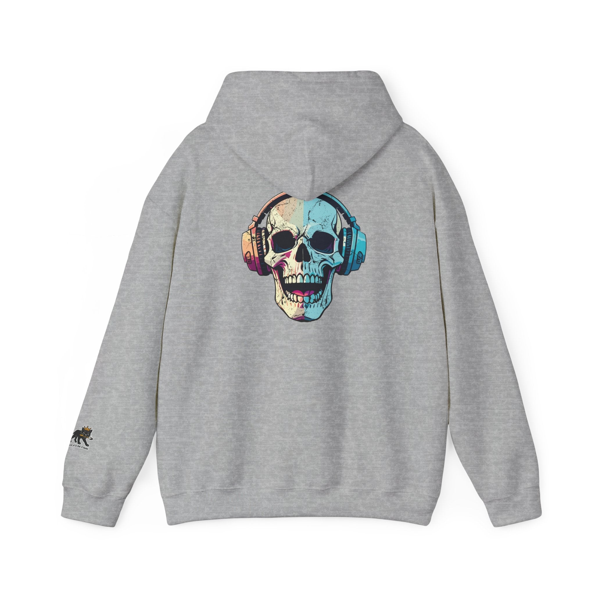skull music Hooded Sweatshirt